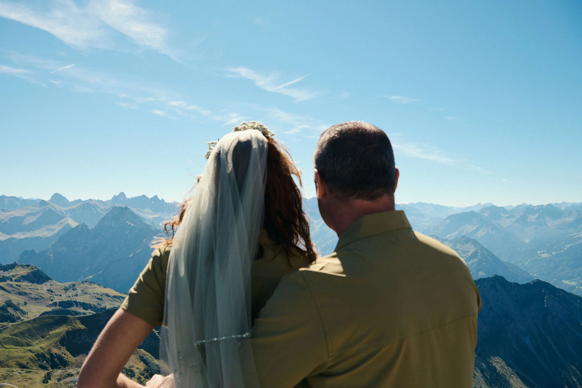 Hochzeit auf dem Nebelhorn im Allgäu