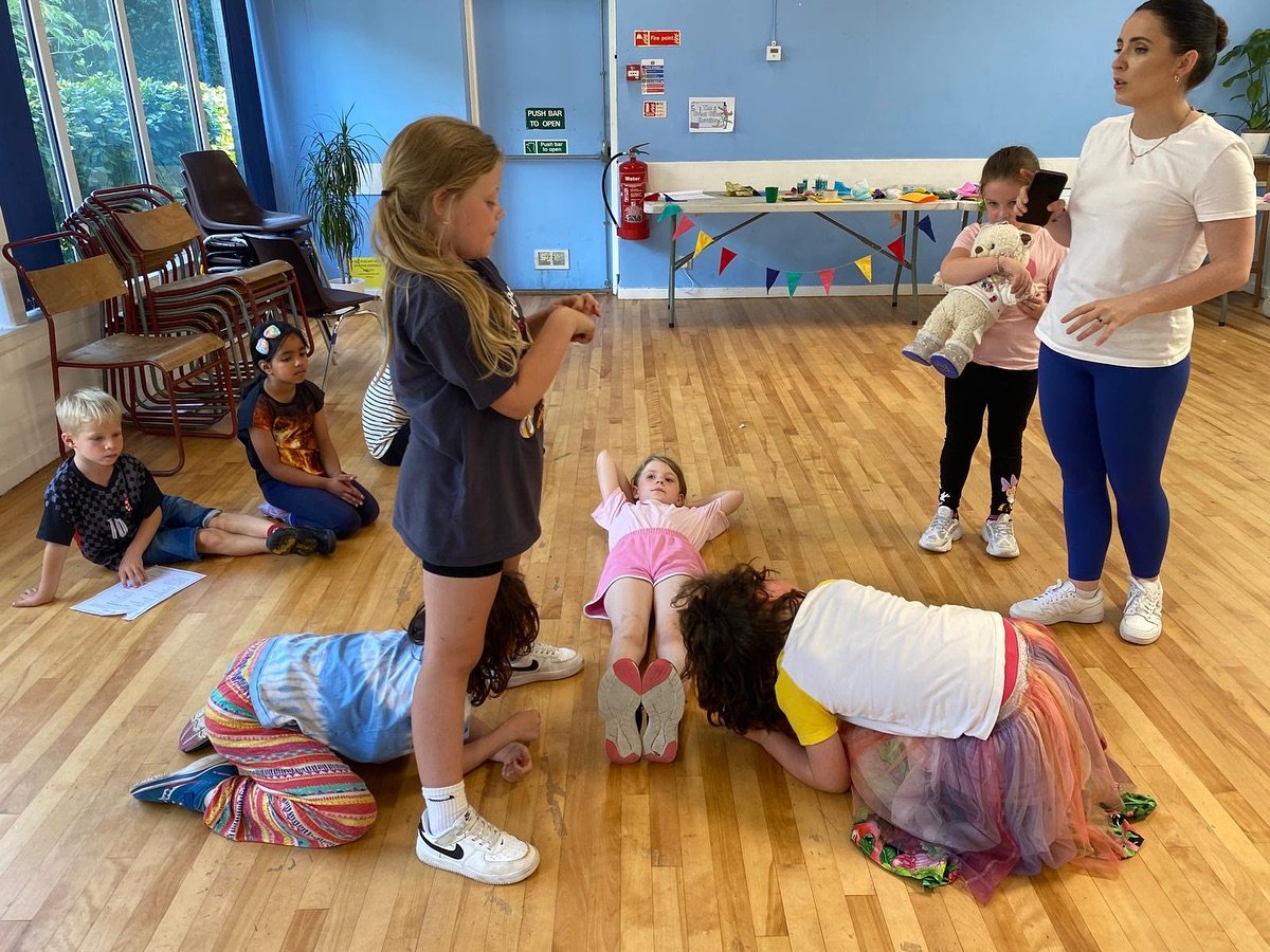 We are having the best week at @bellfieldporty for our Porty summer camp.☀️✨

As well as learning an entire show in a week, they have also been crafting, prop making, painting, having fashion shows and eating chocolate 🍫! 

Tomorrow it&rsquo;s show 