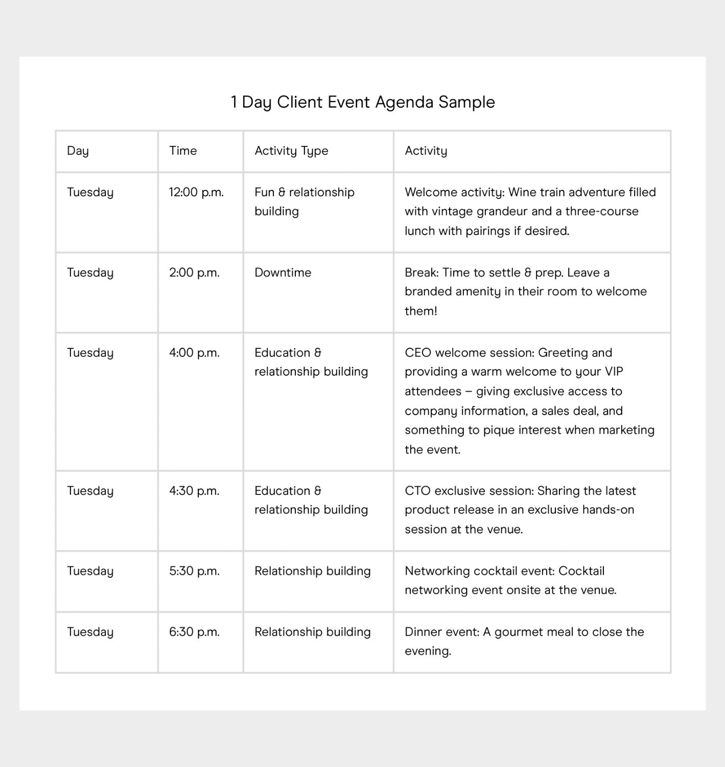 How to Plan Engaging Client Events