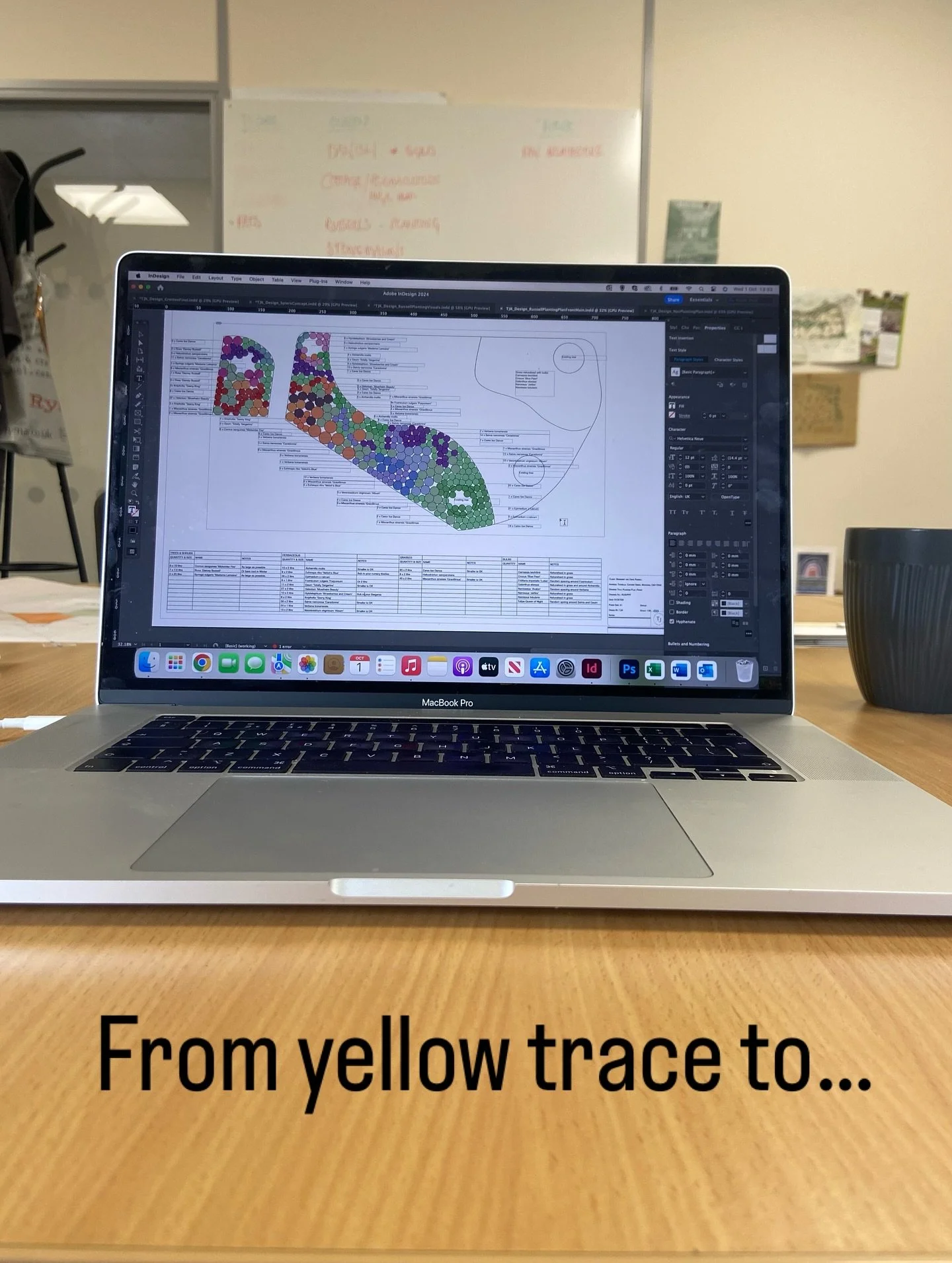 I know my reputation is for the messy creative yellow trace stage which I like to post about, so it may come as a surprise that I actually really enjoy working with Adobe as well. True facts.
#designprocess #gardendesign