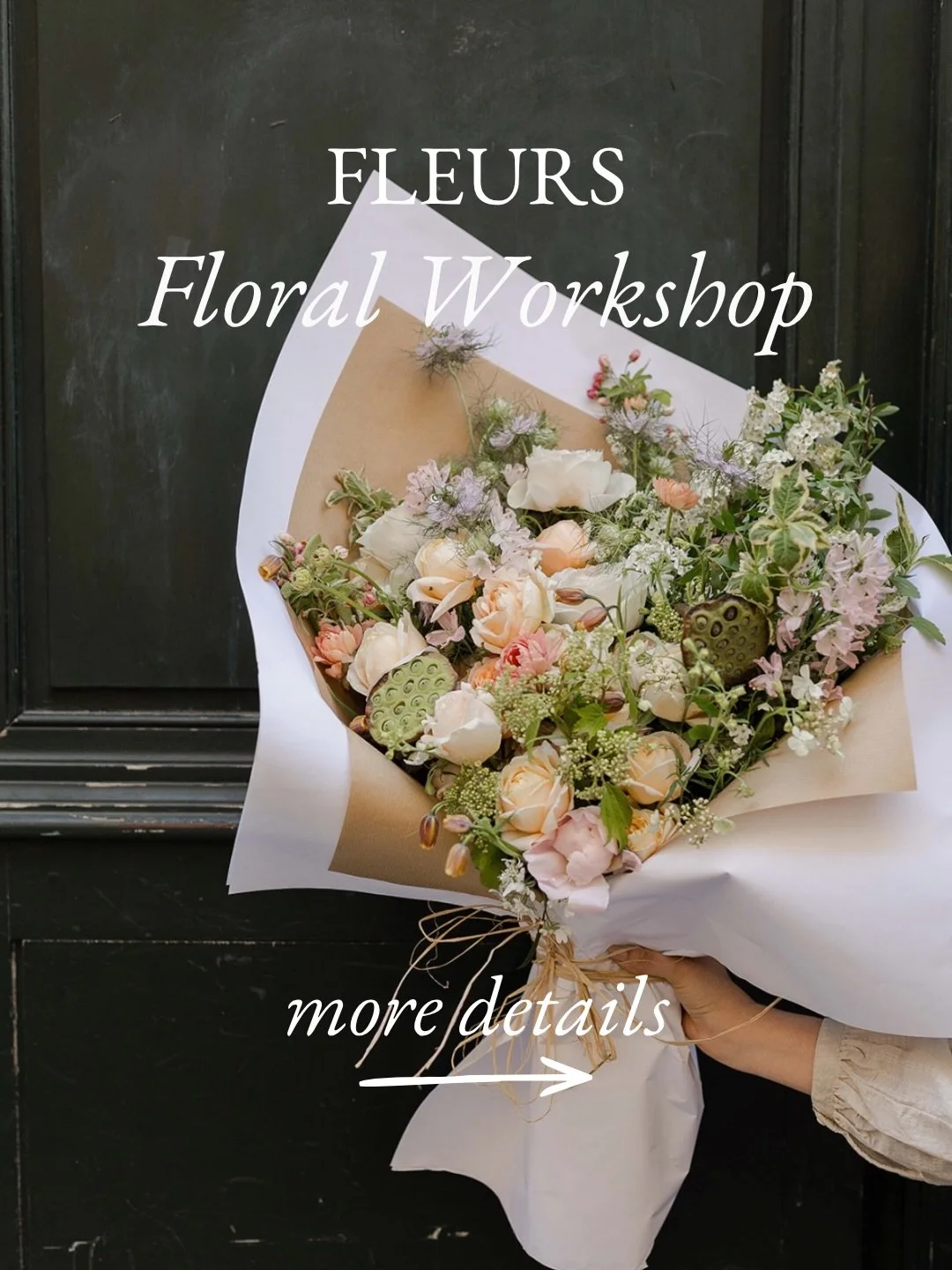 Join @adrienneryser for a floral workshop at L&rsquo;Arrosoir this week! Only a few spots left for this class on Friday, April 24th at 2pm. You can find your ticket at the link in bio. 

🇫🇷Vous &ecirc;tes invit&eacute;(e)s &agrave; un atelier de co