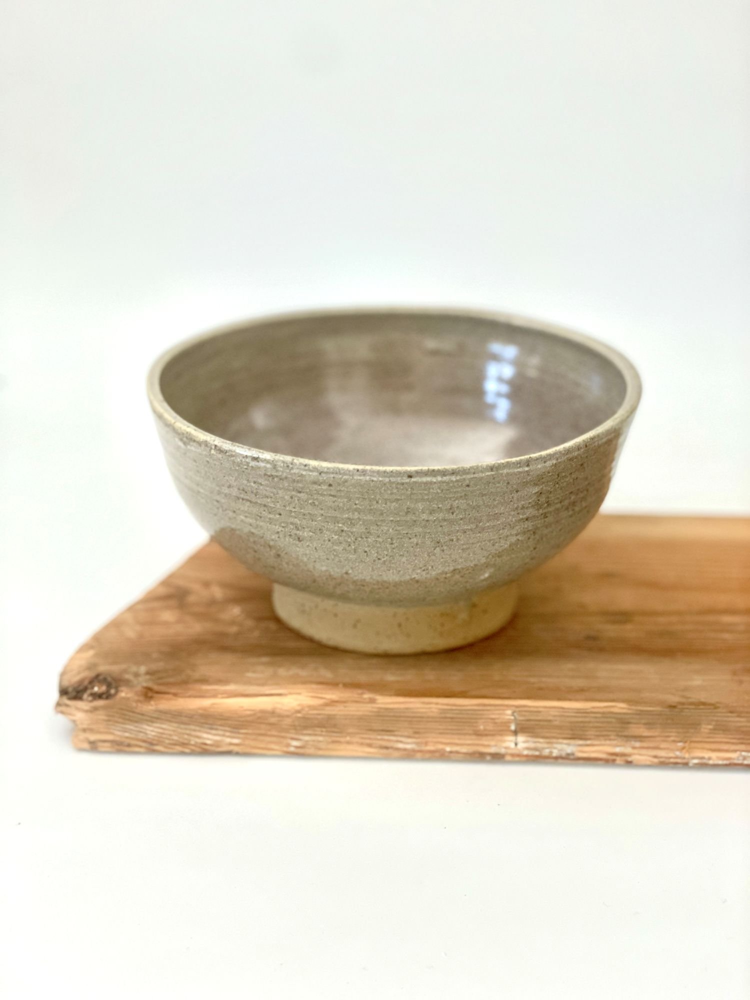 Bowl in stone glaze