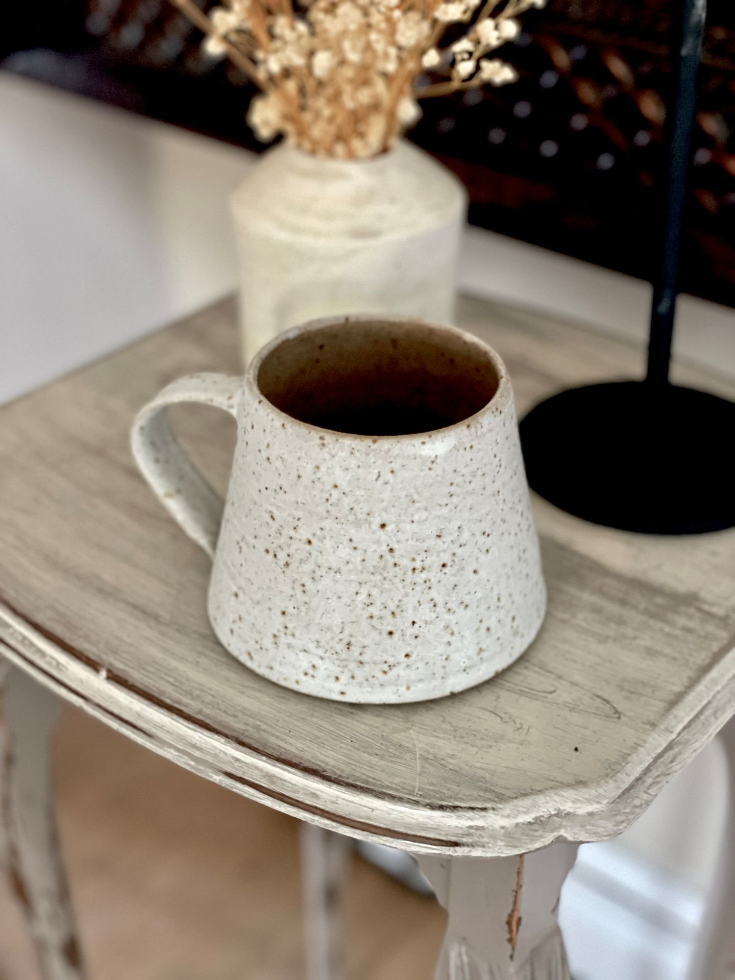 handcrafted ceramic mug