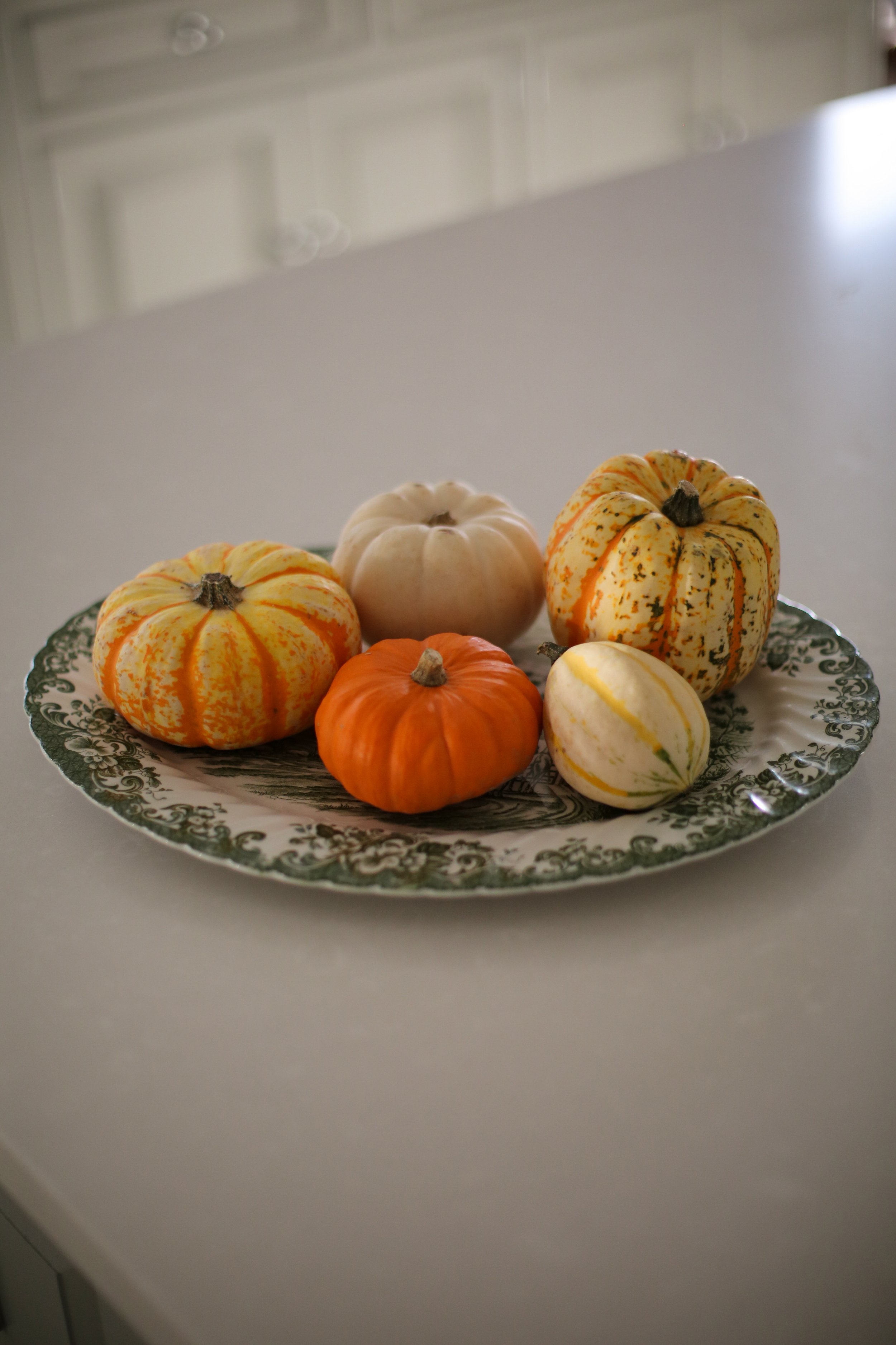 Decorative Green Platter