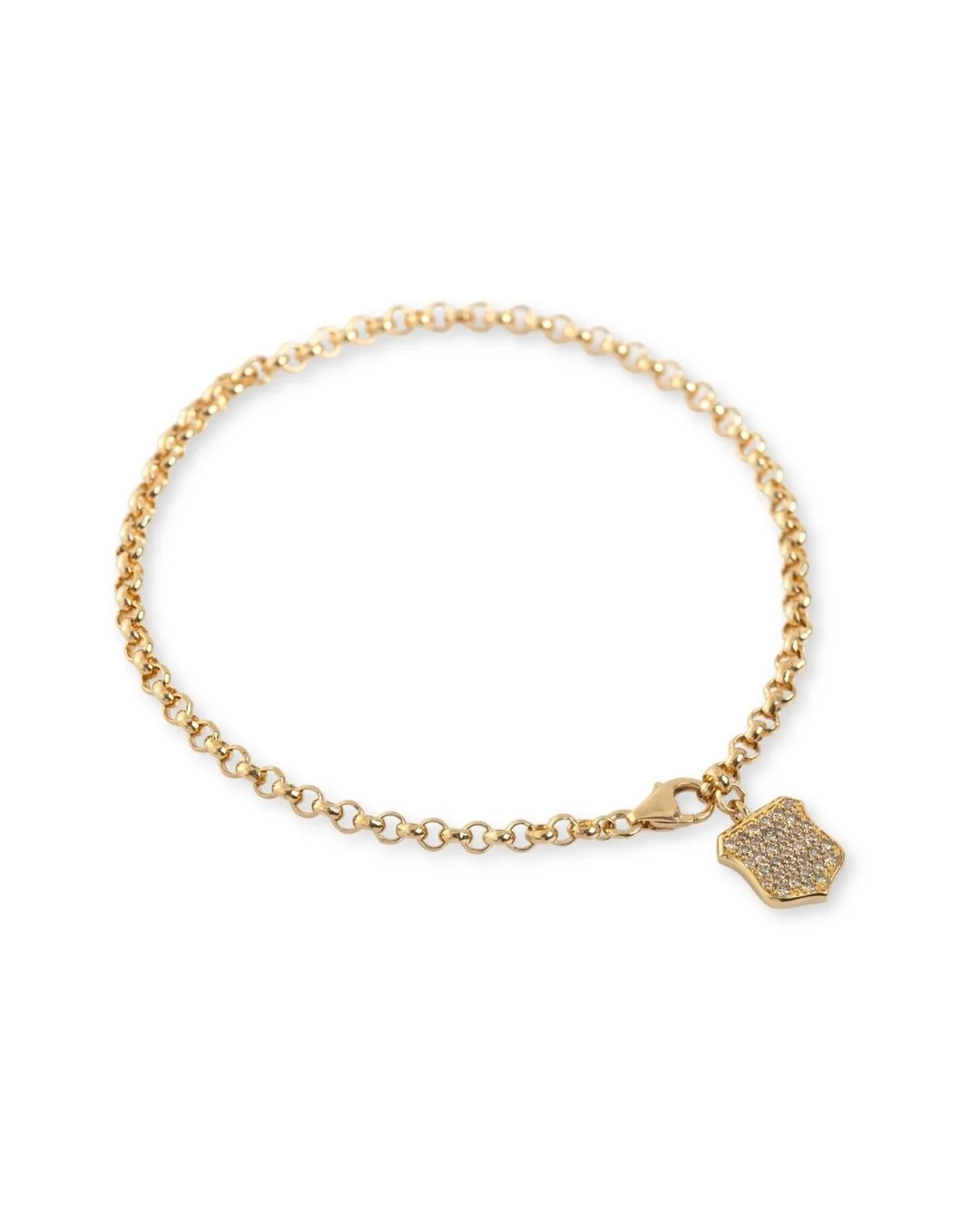 Crest Chain Bracelet