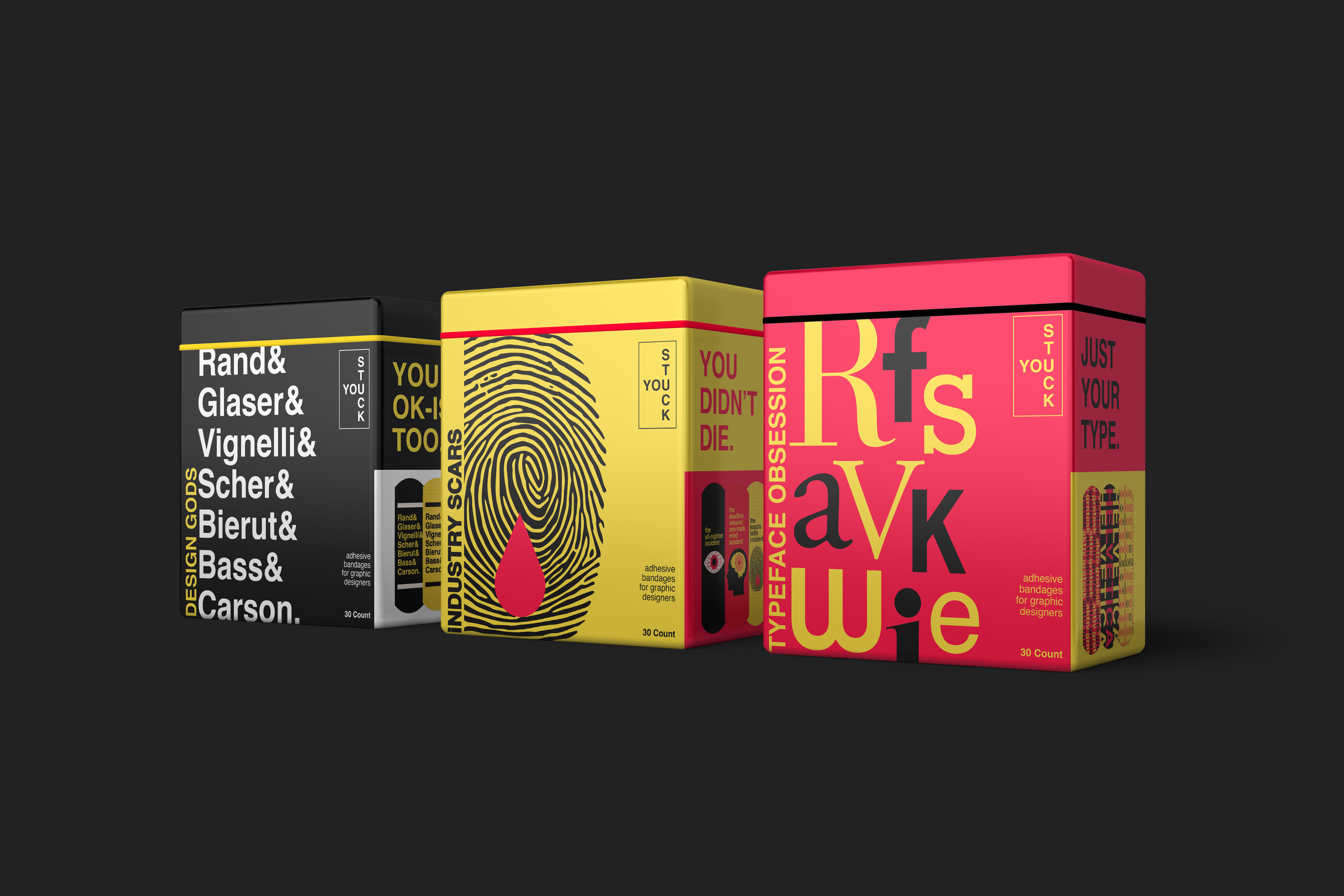 Bandage Packaging | Stuck You Designer Bandages