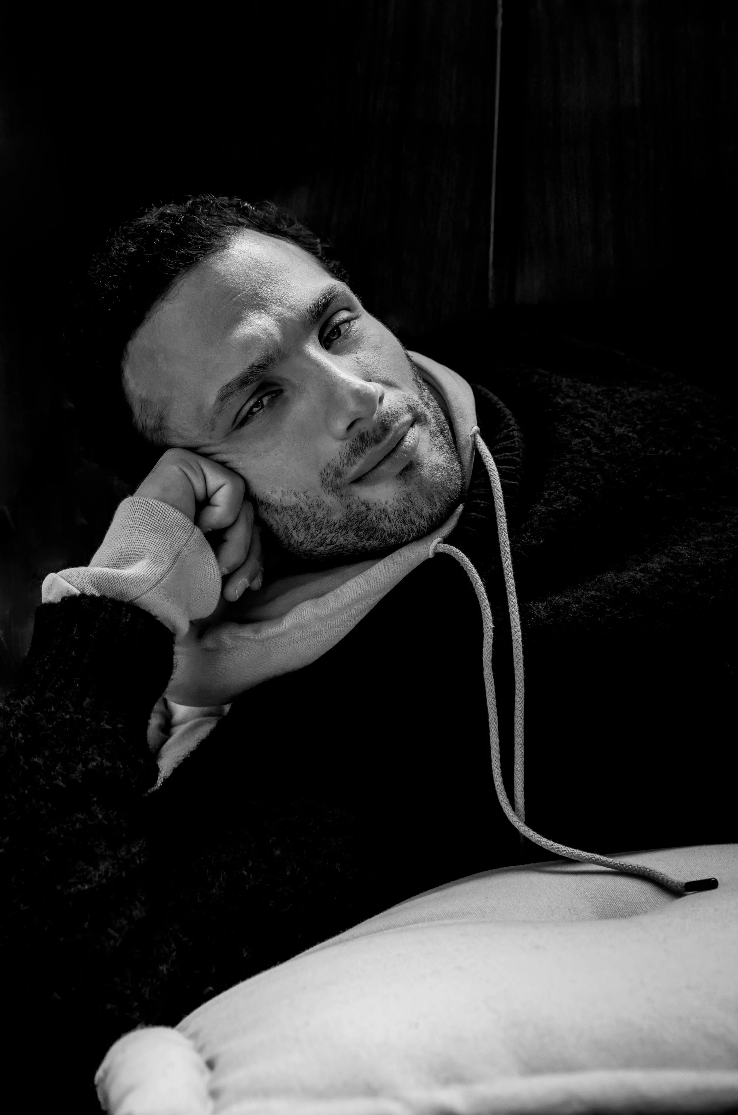 Black and white portraits male