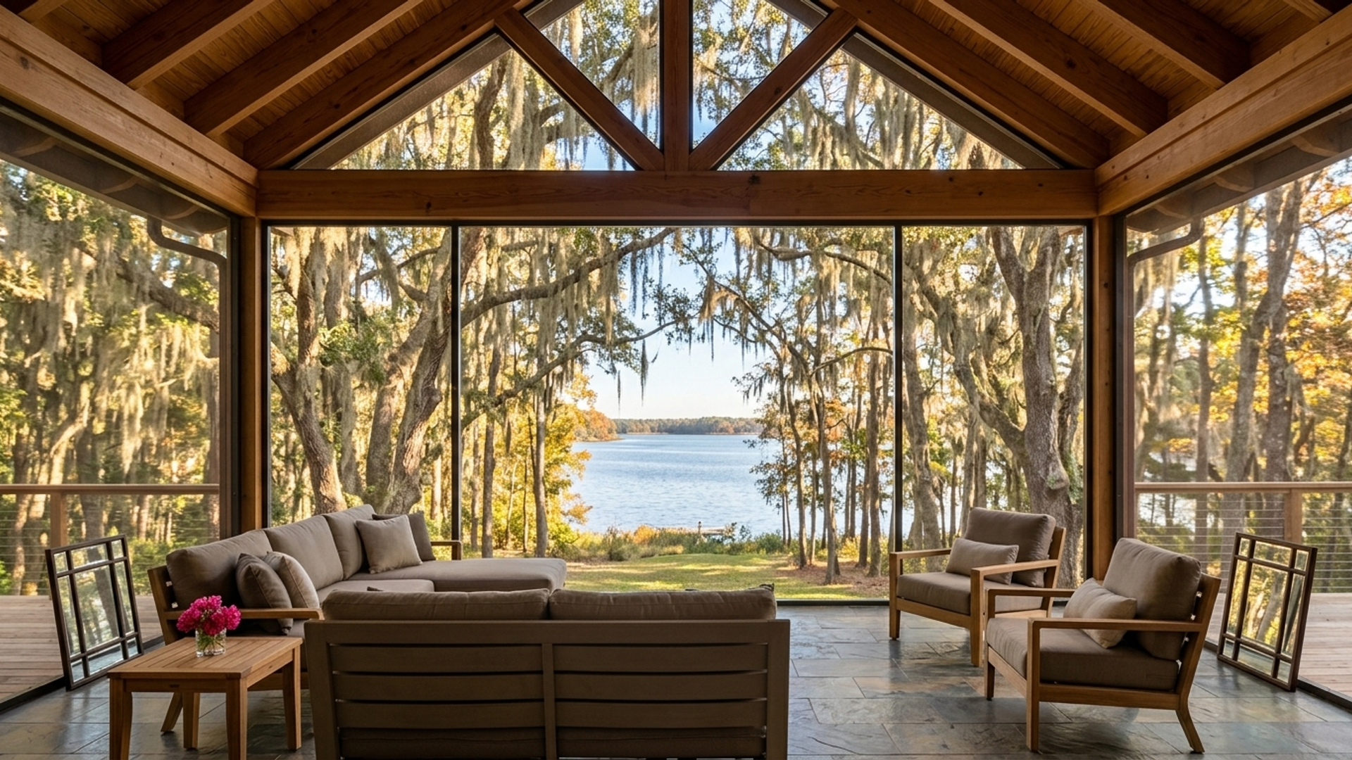 How Lake Marion Screen Porch Designs Brings In The Outdoors