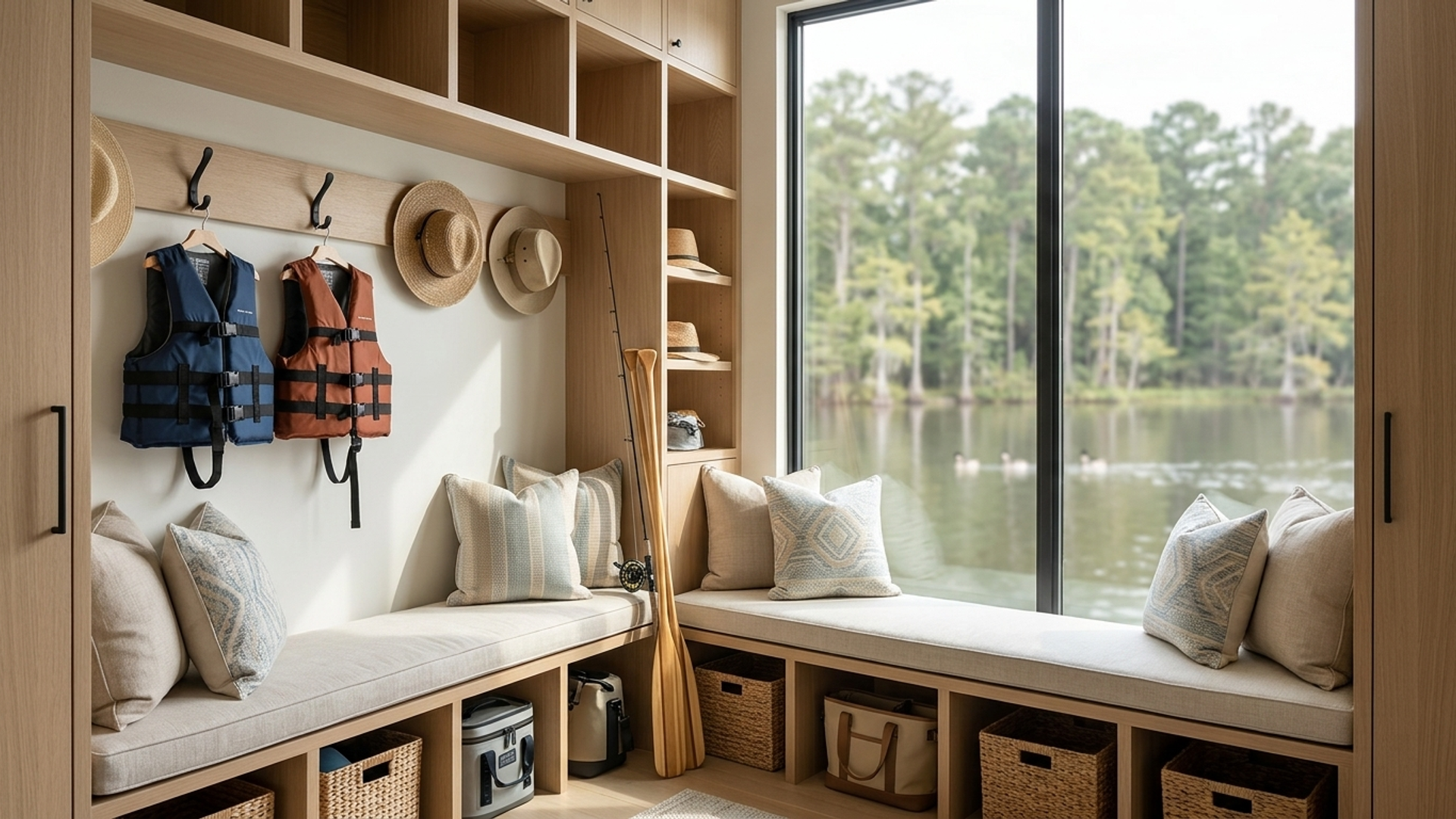 Custom Home Features Designed for the Active Lake Lifestyle