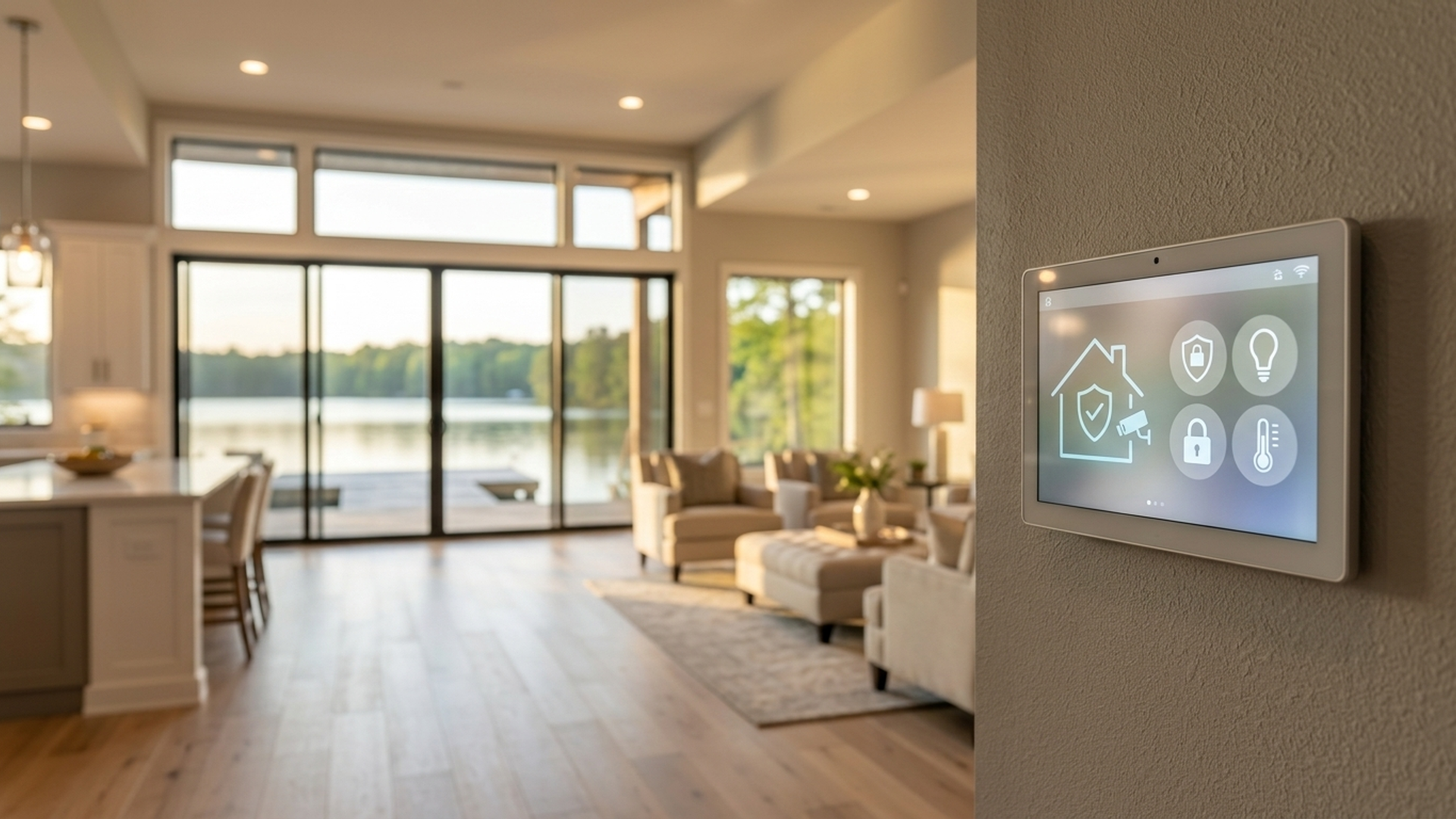 Smart Security Solutions for Lakefront New Construction Homes