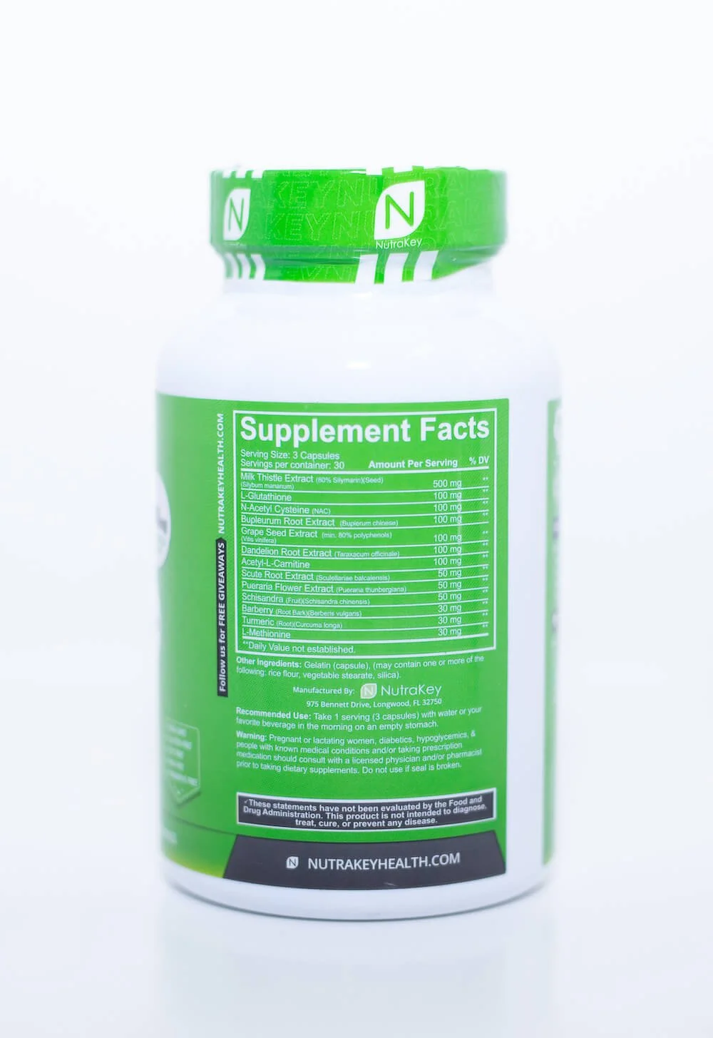 nutrakey acetyl l carnitine L-Carnitine (500mg) NutraBio Brands l-carnitine / acetyl-l-carnitine NutraKey Health