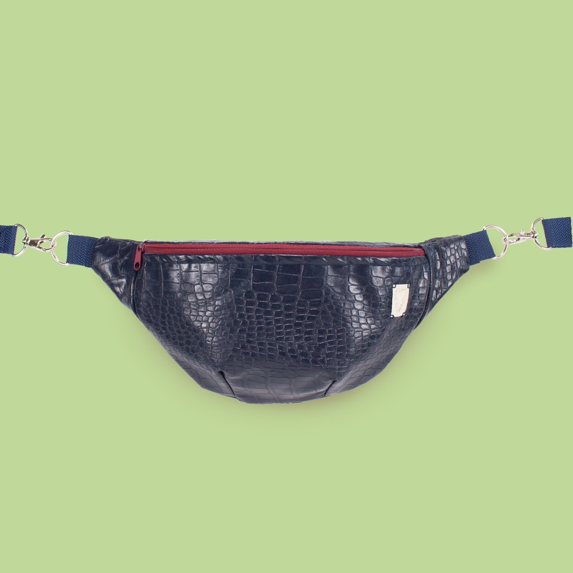 Navy Snake Faux Leather - City Pack