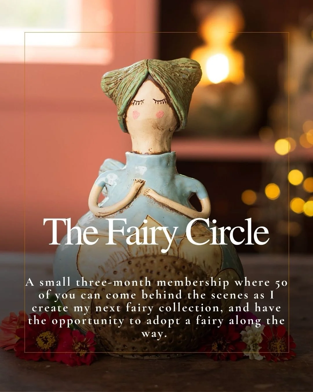🧚&zwj;♀️ The Fairy Circle is here! ✨

I&rsquo;ve been working on this for a while, and I&rsquo;m so excited to finally share it with you.

For the very first Fairy Circle, I&rsquo;m inviting 50 of you to come behind the scenes with me for the next t