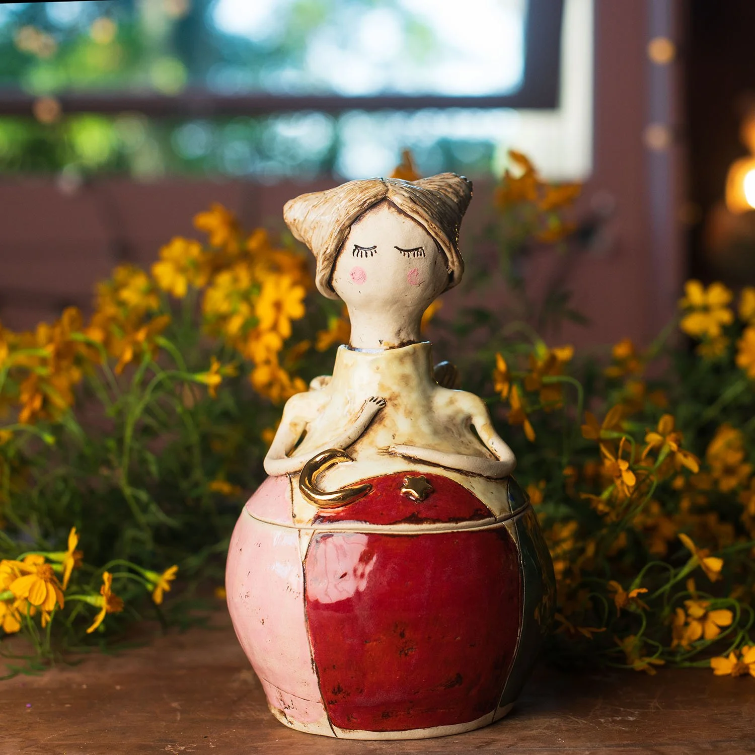 *SECONDS Moon Buttercup~ Fairy Jar
