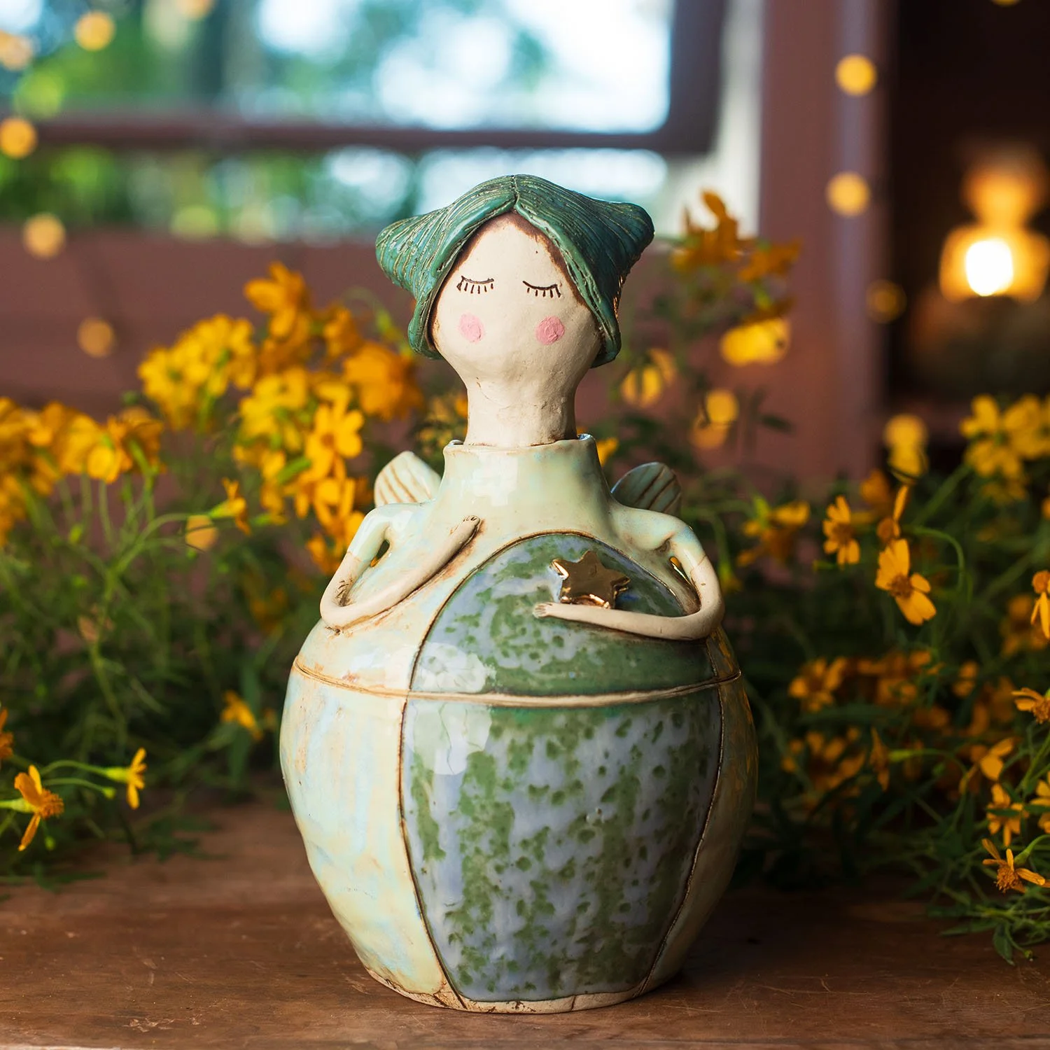 Silver Petal ~ Fairy Jar