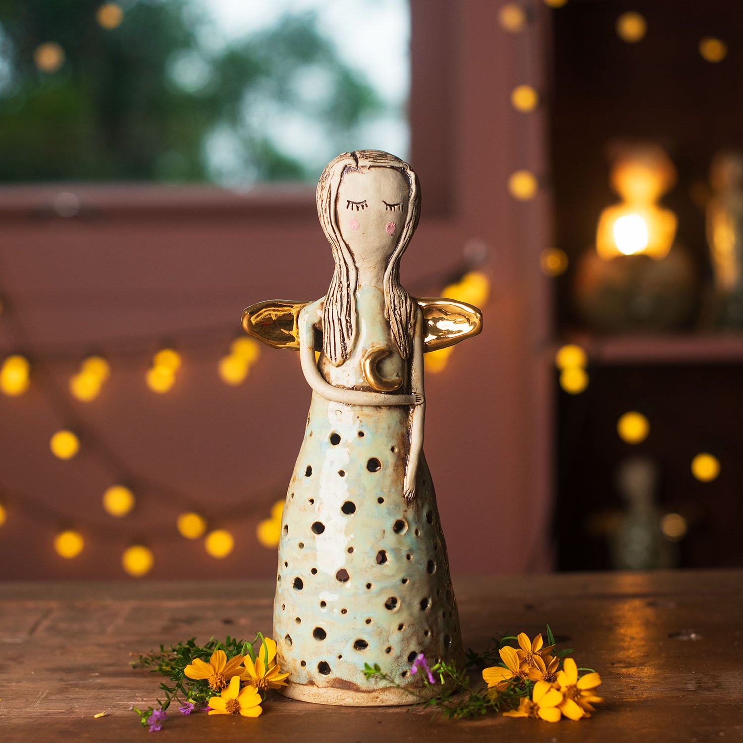 Midnight Wren ~ Candle fairy
