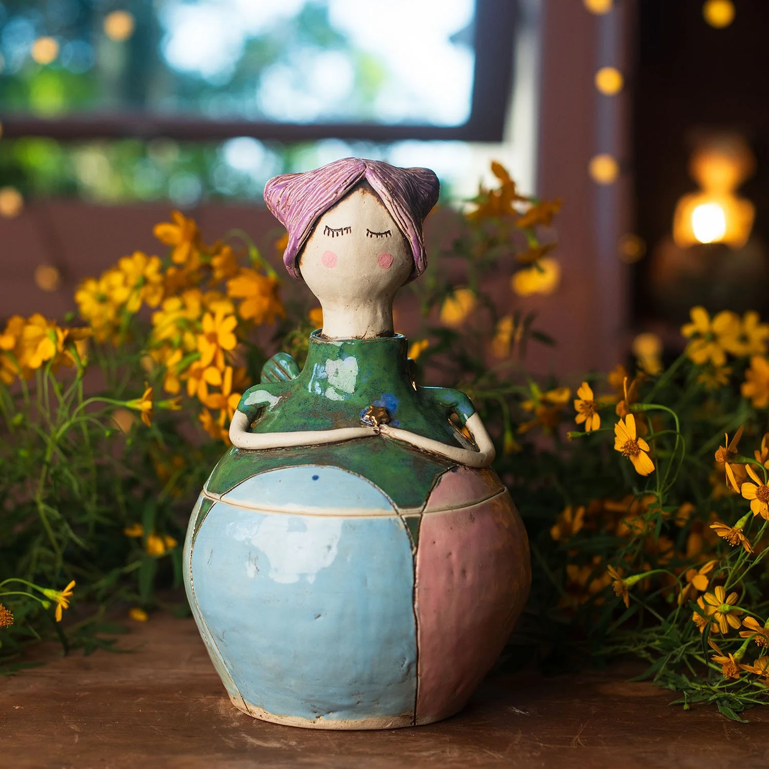 Evening Petal ~ Fairy Jar