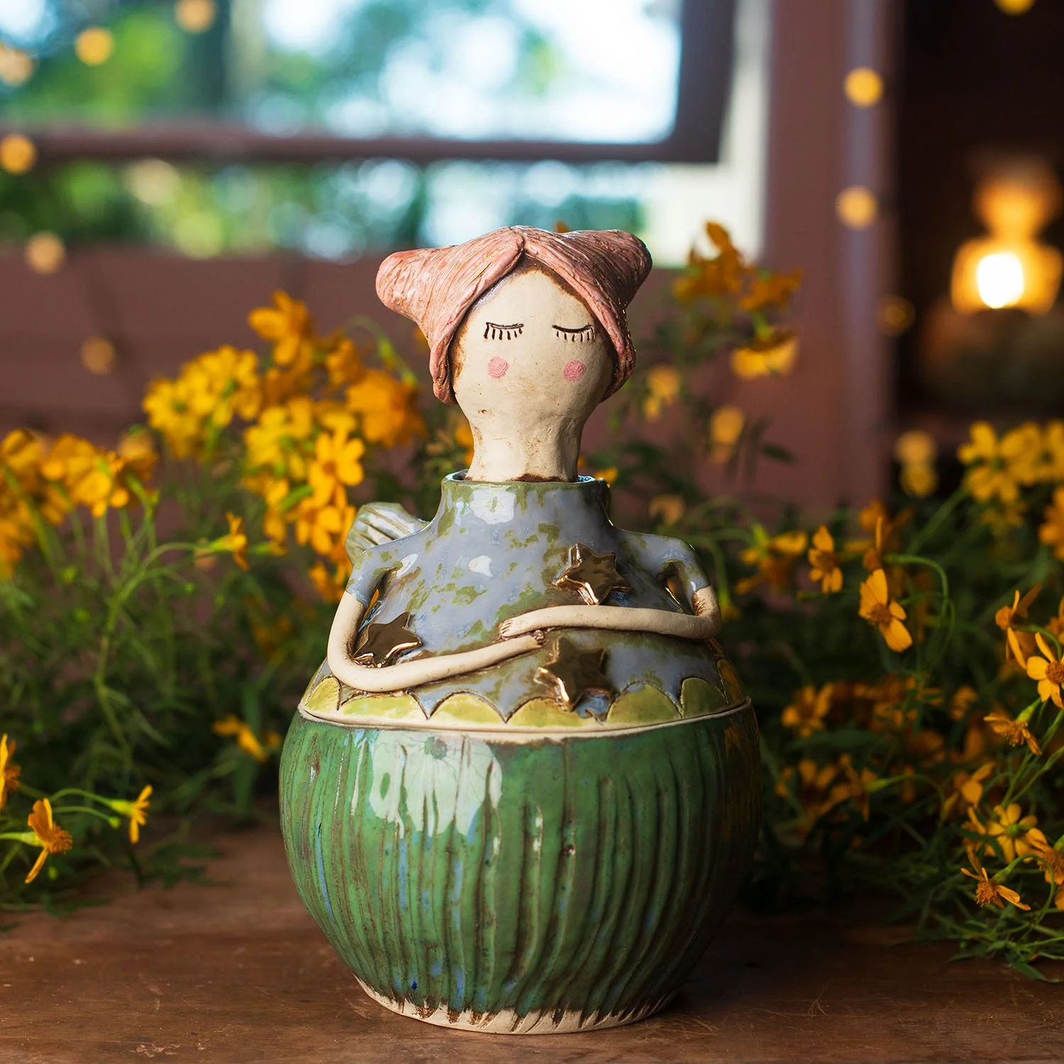 Lunar Wildflower ~ Fairy Jar