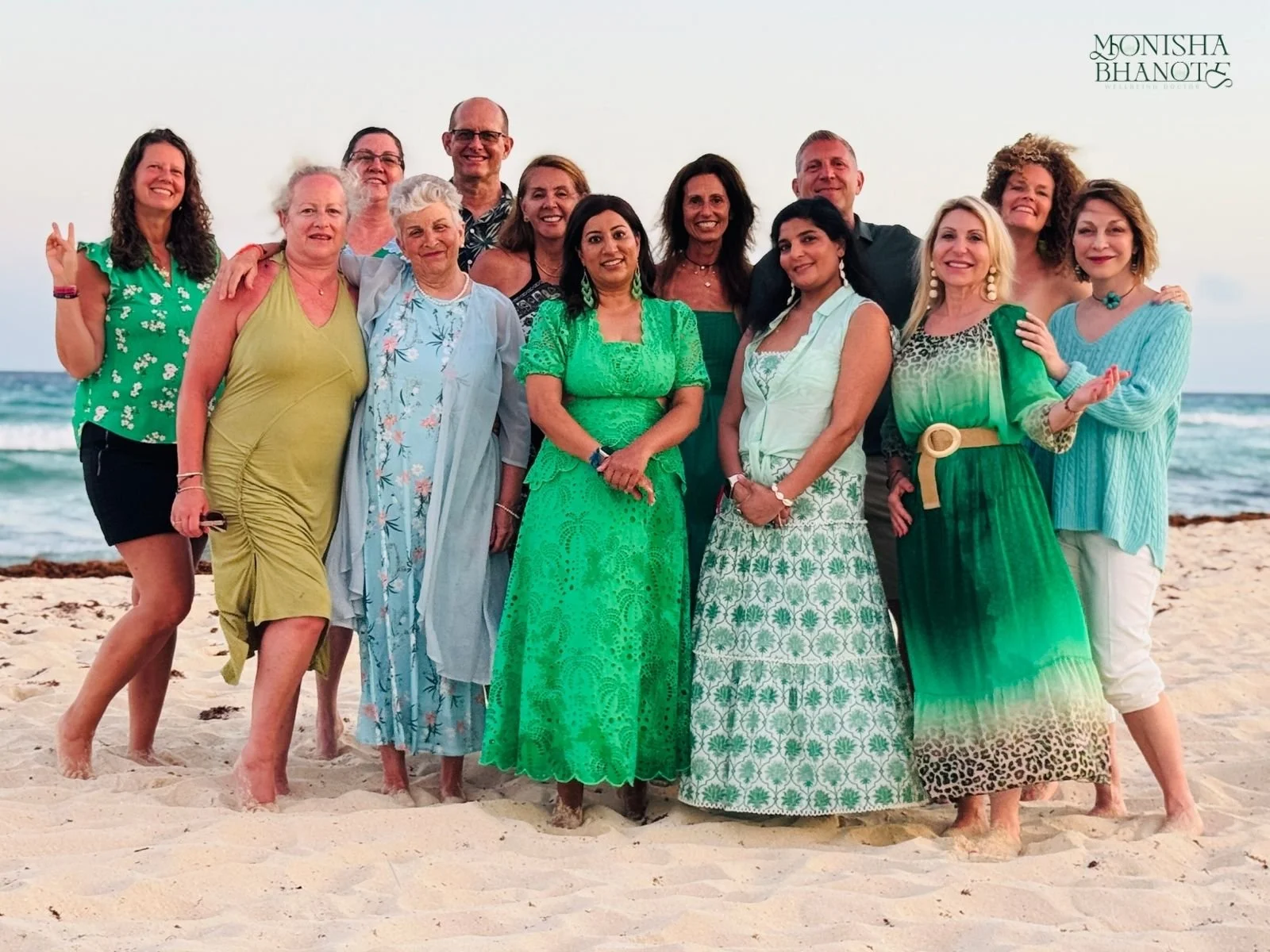 Dr. Monisha Bhanote with attendees at the WELLKULÅ Institute Longevity Retreat.