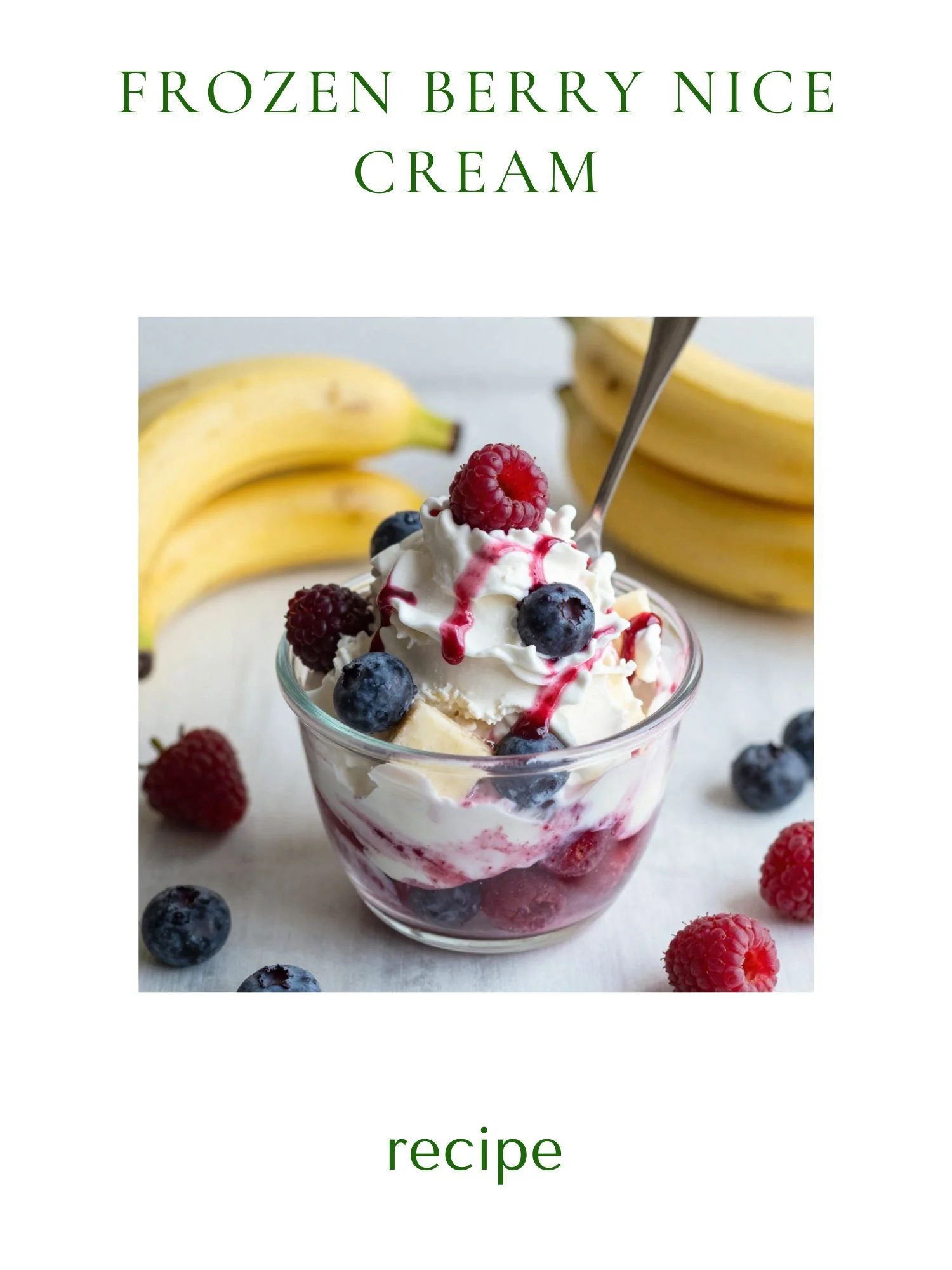 Frozen Berry Nice Cream