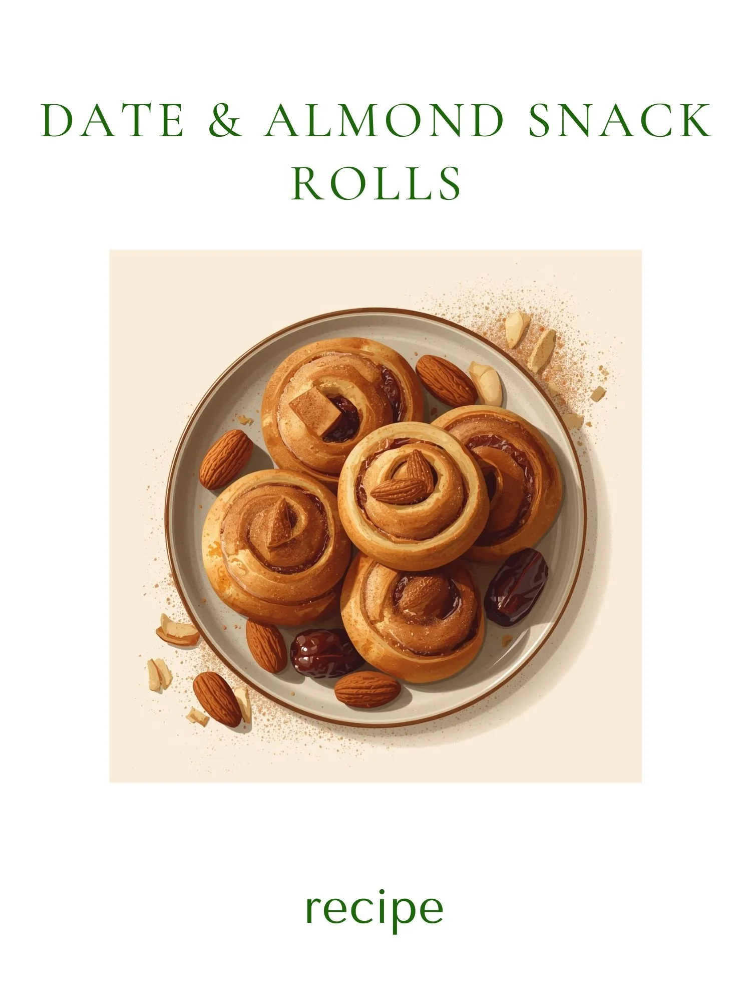 Date &amp; Almond Snack Rolls