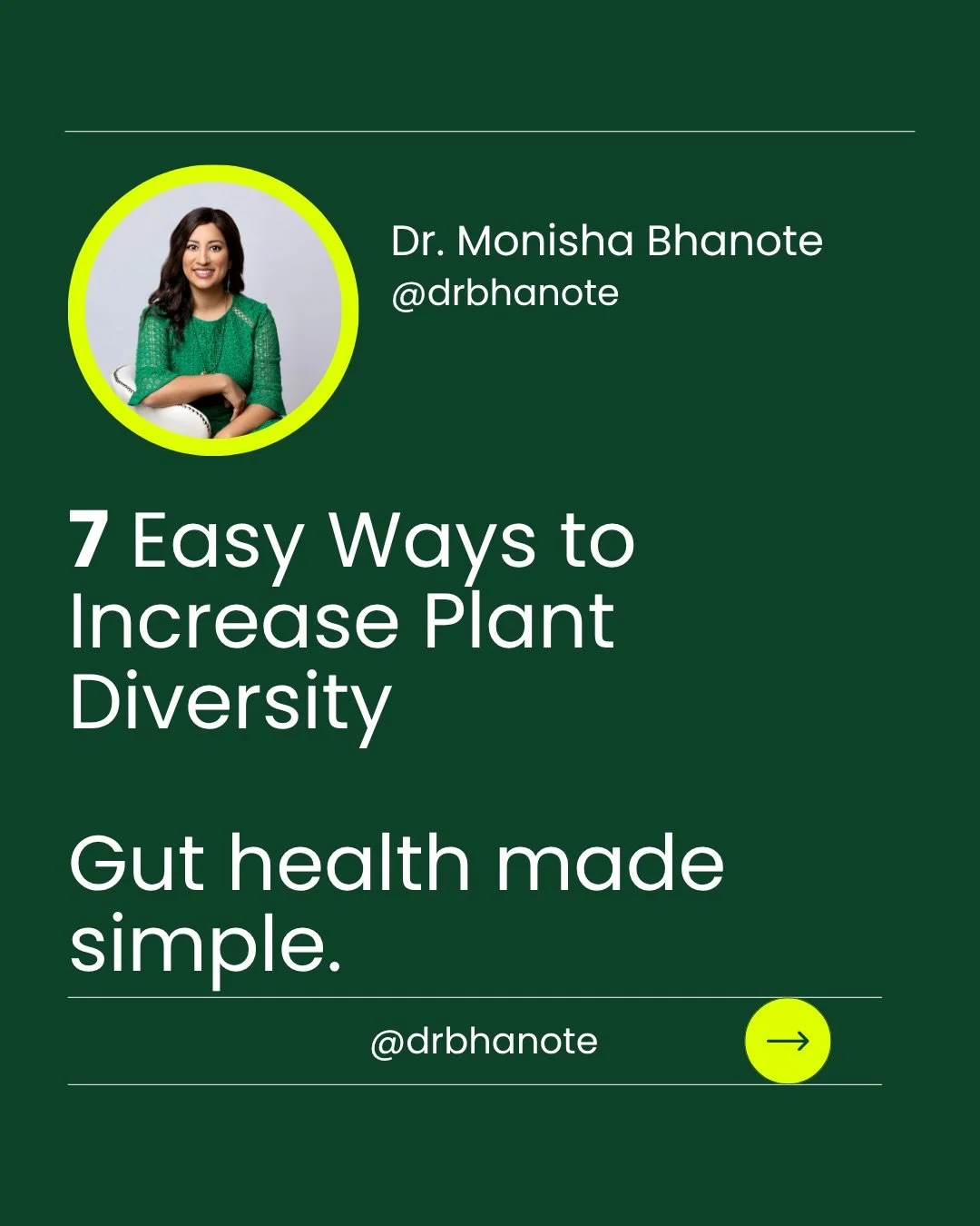 It&rsquo;s not about being &ldquo;perfect&rdquo;... it&rsquo;s about being diverse🌱

Most people focus on cutting things out.

But your microbiome thrives on what you add in.

Different plants feed different microbes.

More diversity = stronger, mor