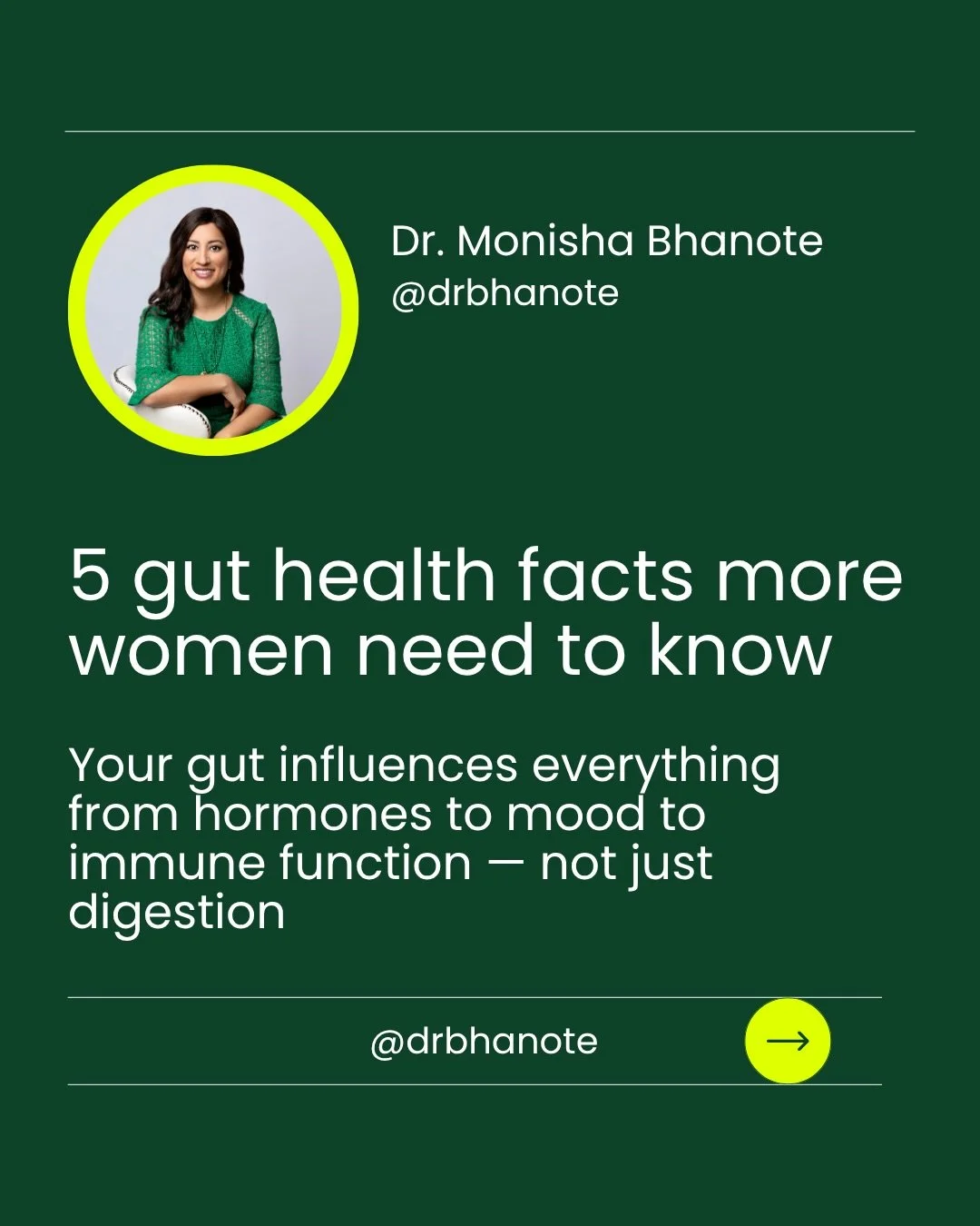 Your gut does so much more than digest food&hellip;

It influences immune function, hormone balance, energy, mood, brain clarity, and even inflammation levels throughout the body.

Some of the most common symptoms women normalize &mdash; like bloatin