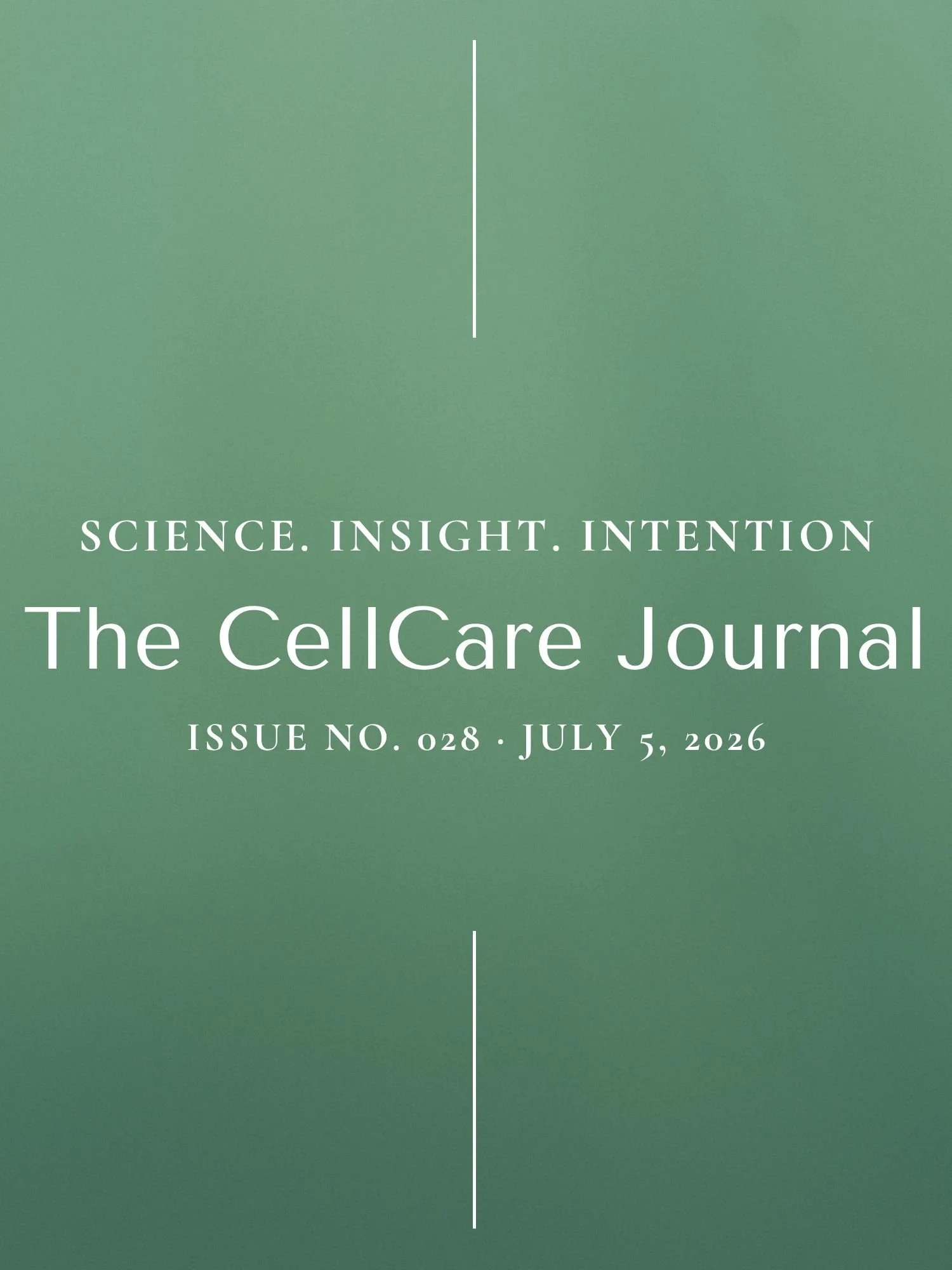 The CellCare Journal | Volume 6, Issue No. 028