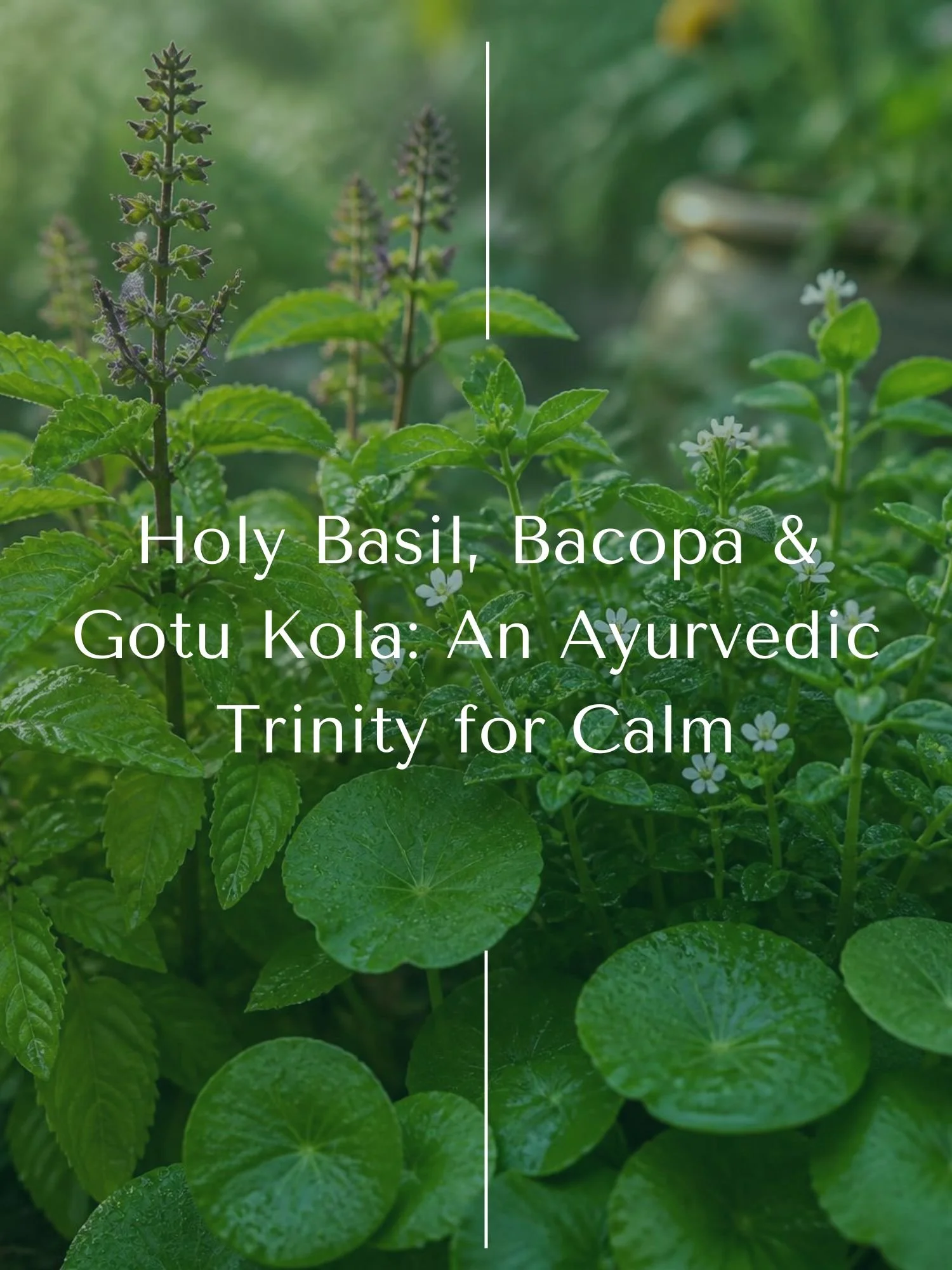 Holy Basil, Bacopa &amp; Gotu Kola: An Ayurvedic Trinity for Calm