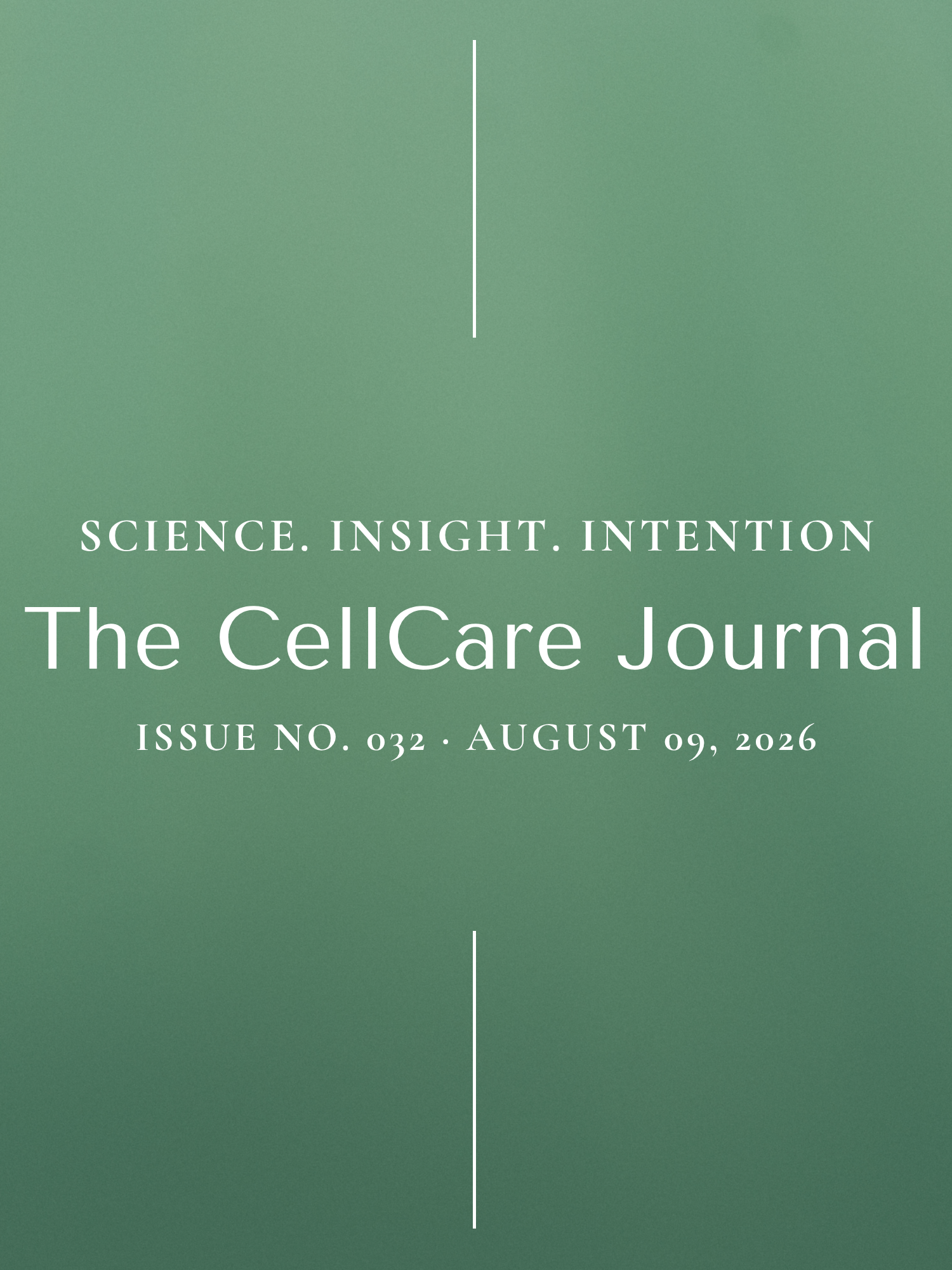 Dr.Bhanote’s #CellCare Wellness Newsletter | Volume 6, Edition 32