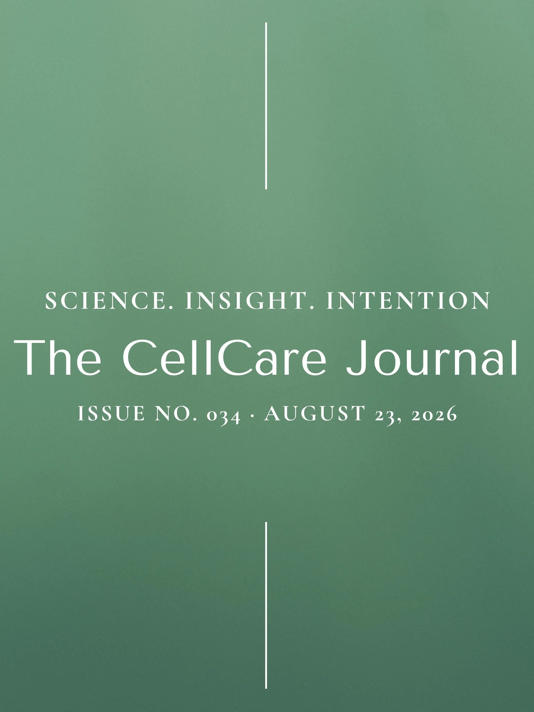 Dr.Bhanote’s #CellCare Wellness Newsletter | Volume 6, Edition 33