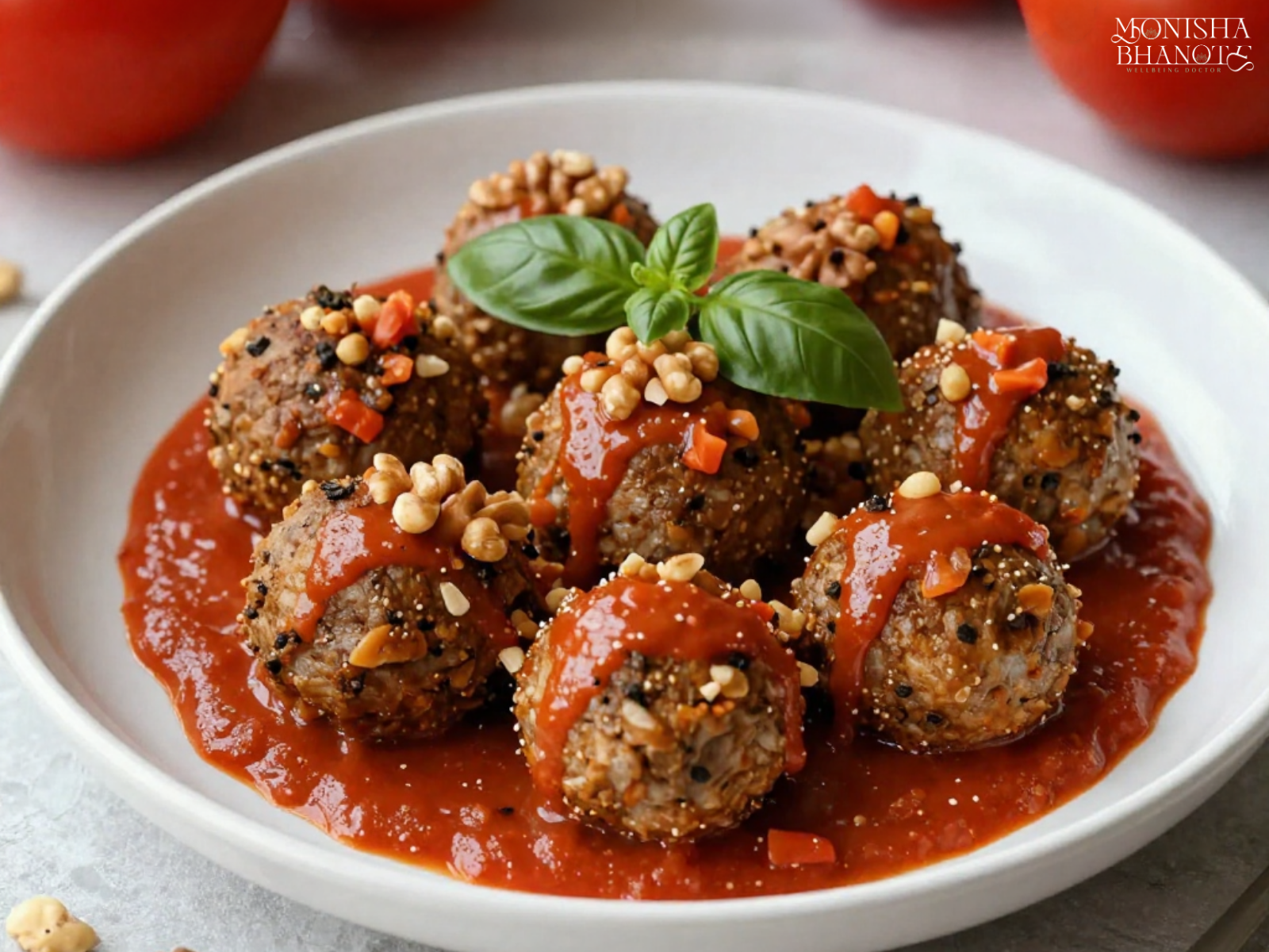 Plant-based comfort food by Dr. Monisha Bhanote.