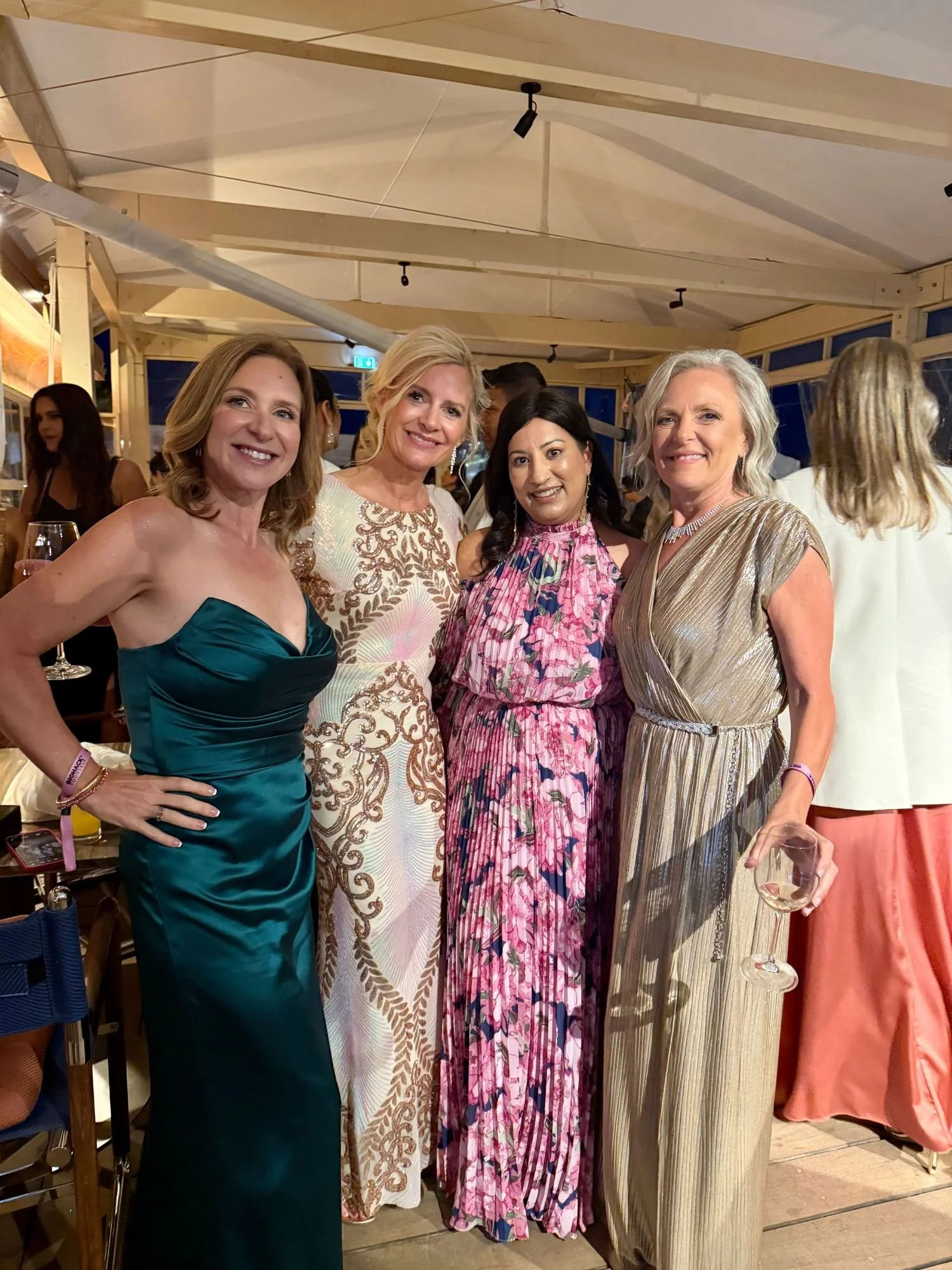 Dr. Monisha Bhanote and friends at the sHealed Premiere.