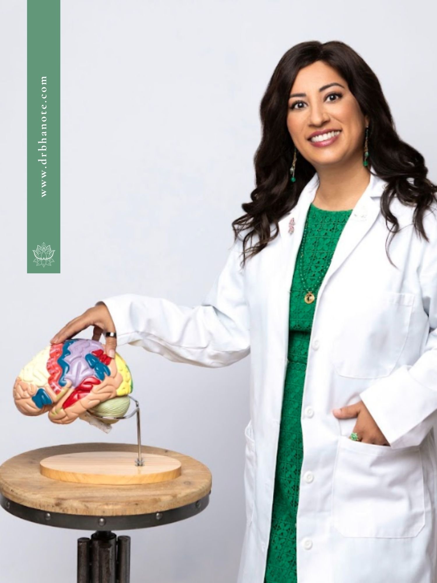 Dr. Monisha Bhanote highlighting the connection between brain health, cellular function, and bone health for healthy aging.