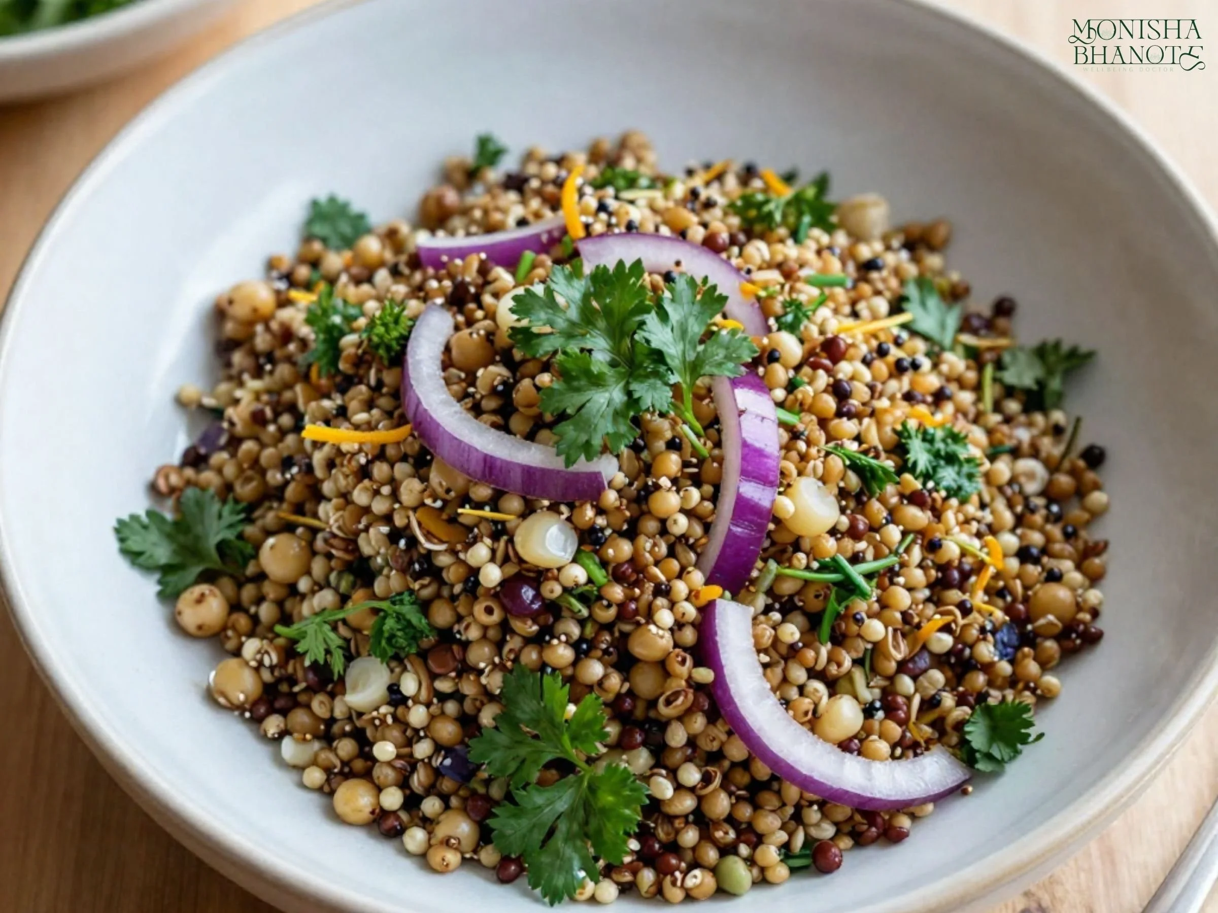 Rainbow Quinoa Tabbouleh by Dr. Monisha Bhanote