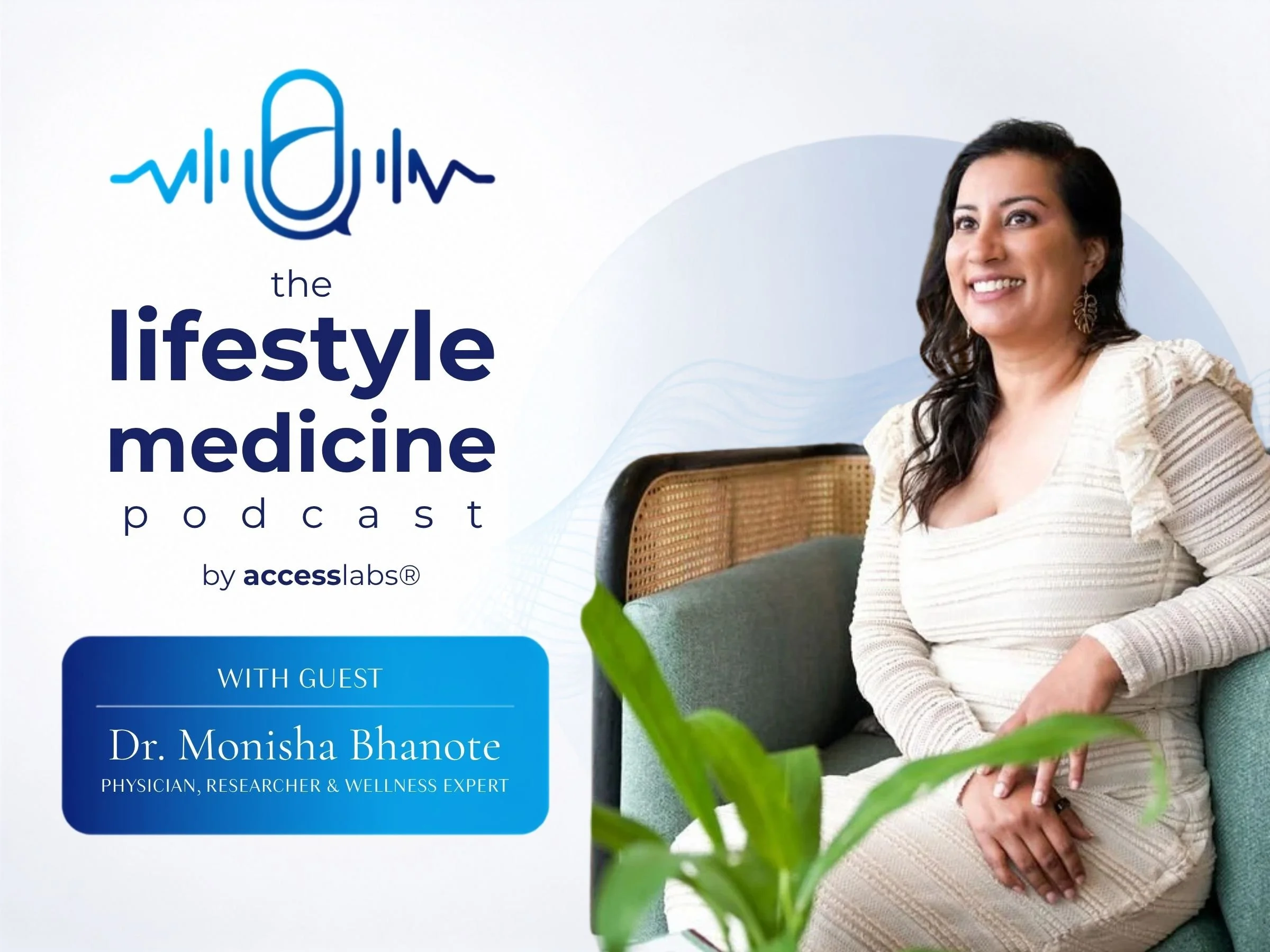 Dr. Monisha Bhanote feature on the Lifestyle Medicine Podcast