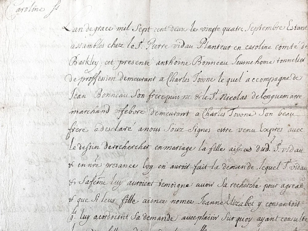 Huguenot Ancestor List — Huguenot Society of SC