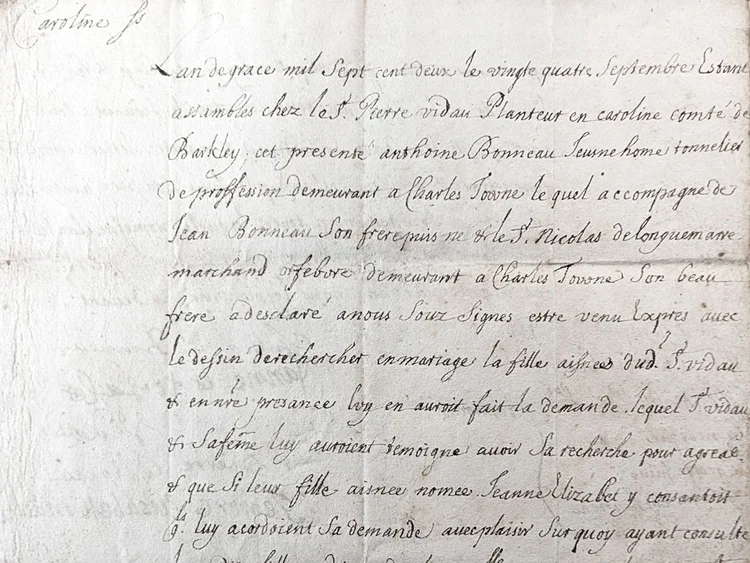 Huguenot Ancestor List — Huguenot Society of SC