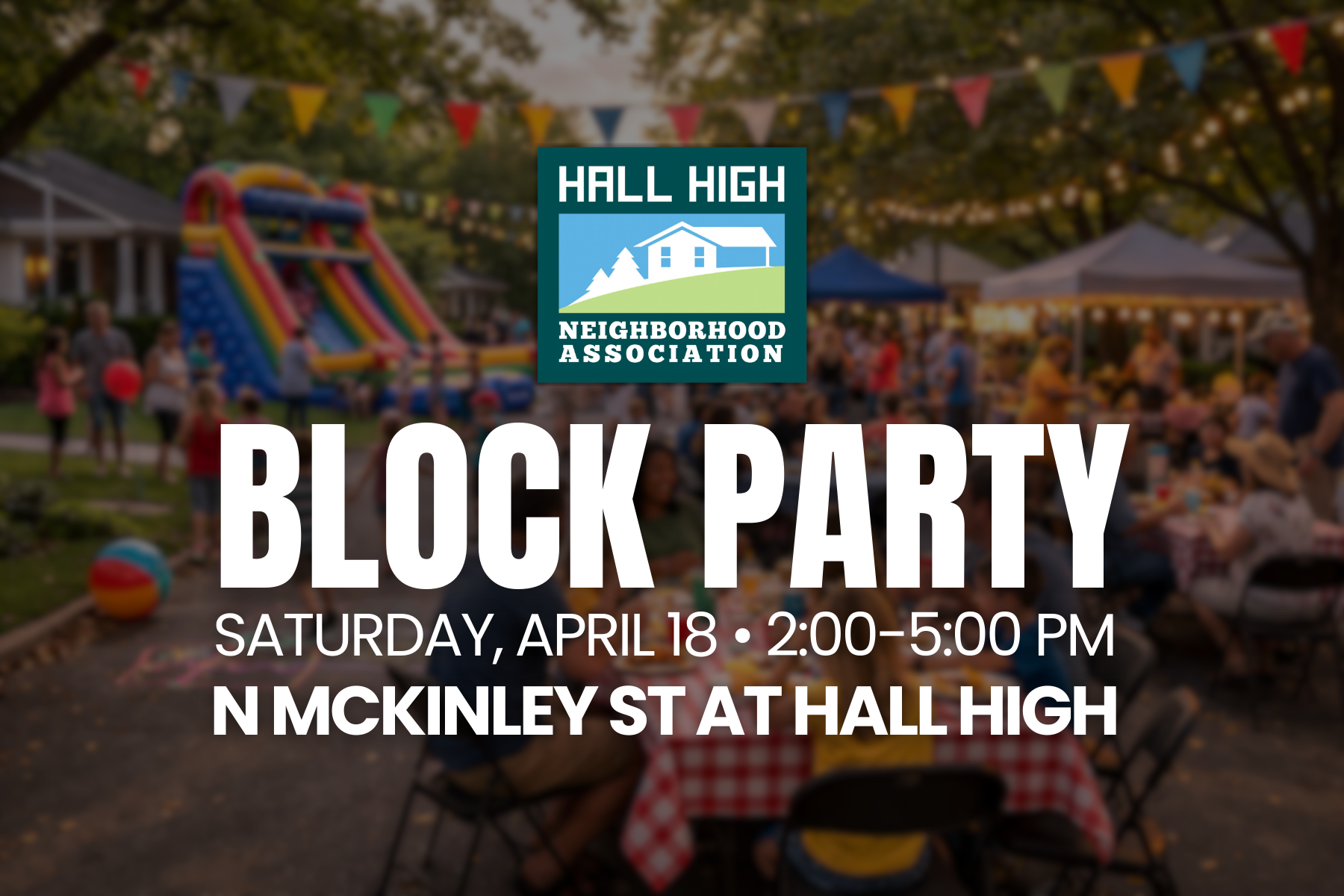 Hall High Neighborhood Block Party