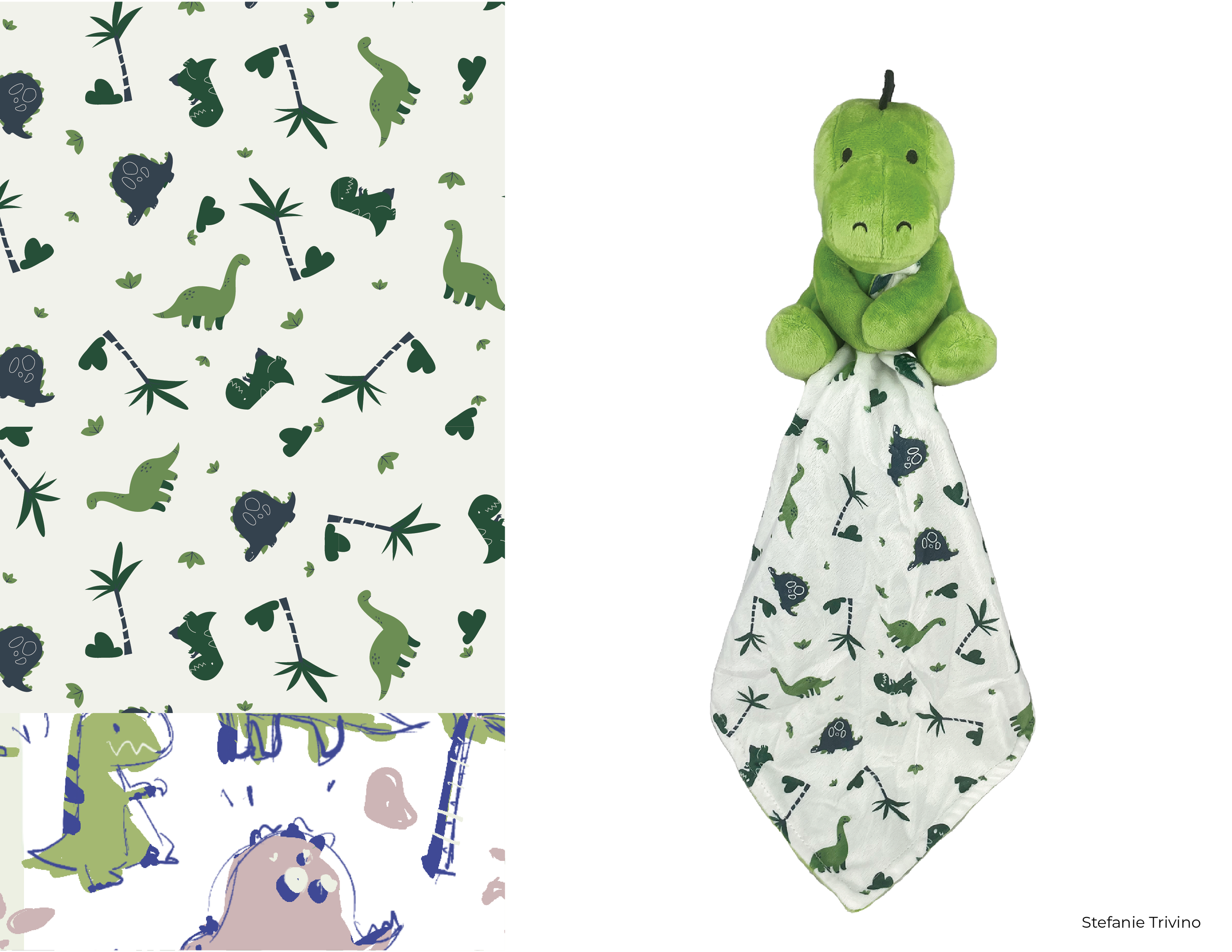Toy Blanket Dino