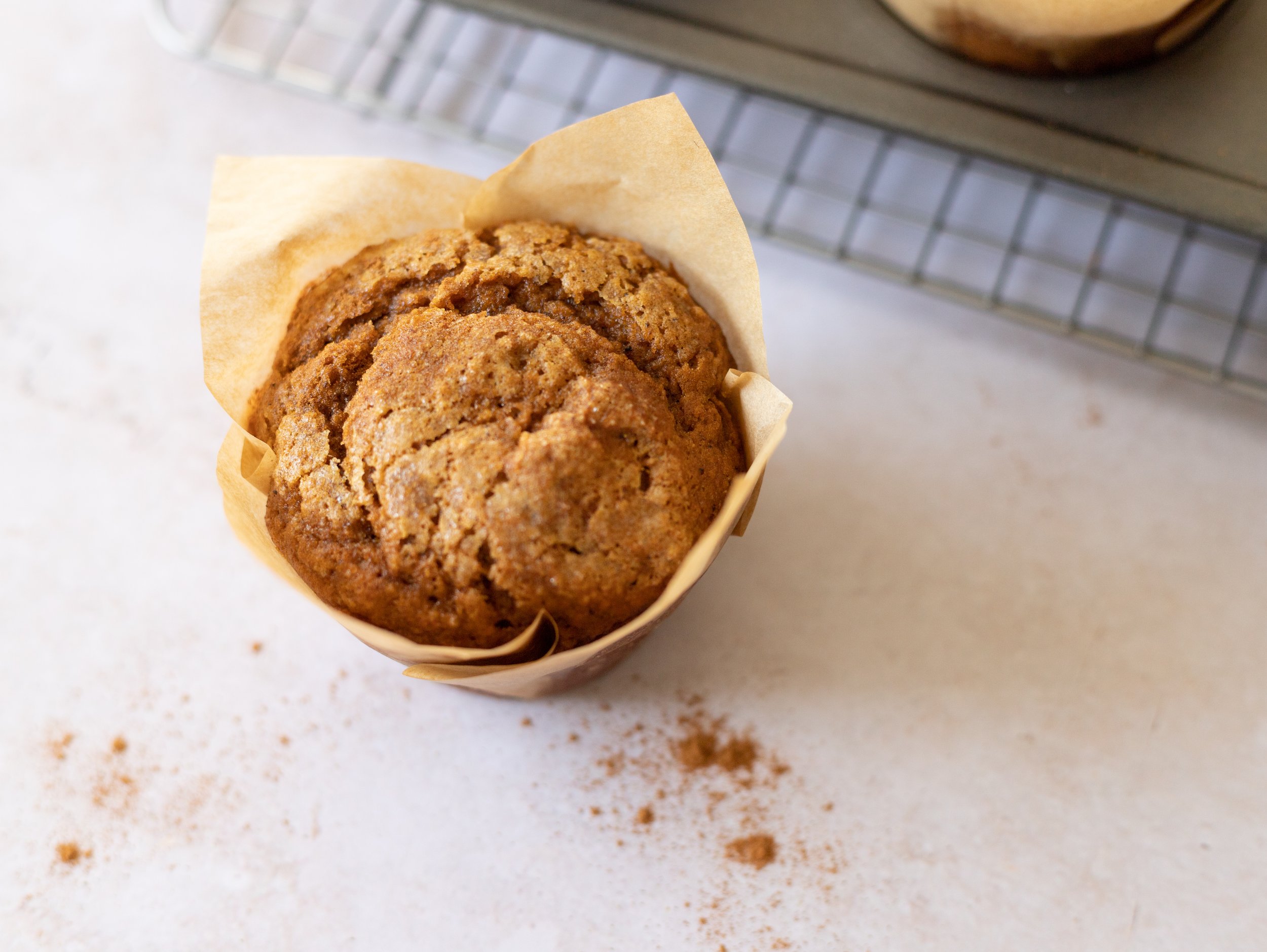pumpkin maple muffin