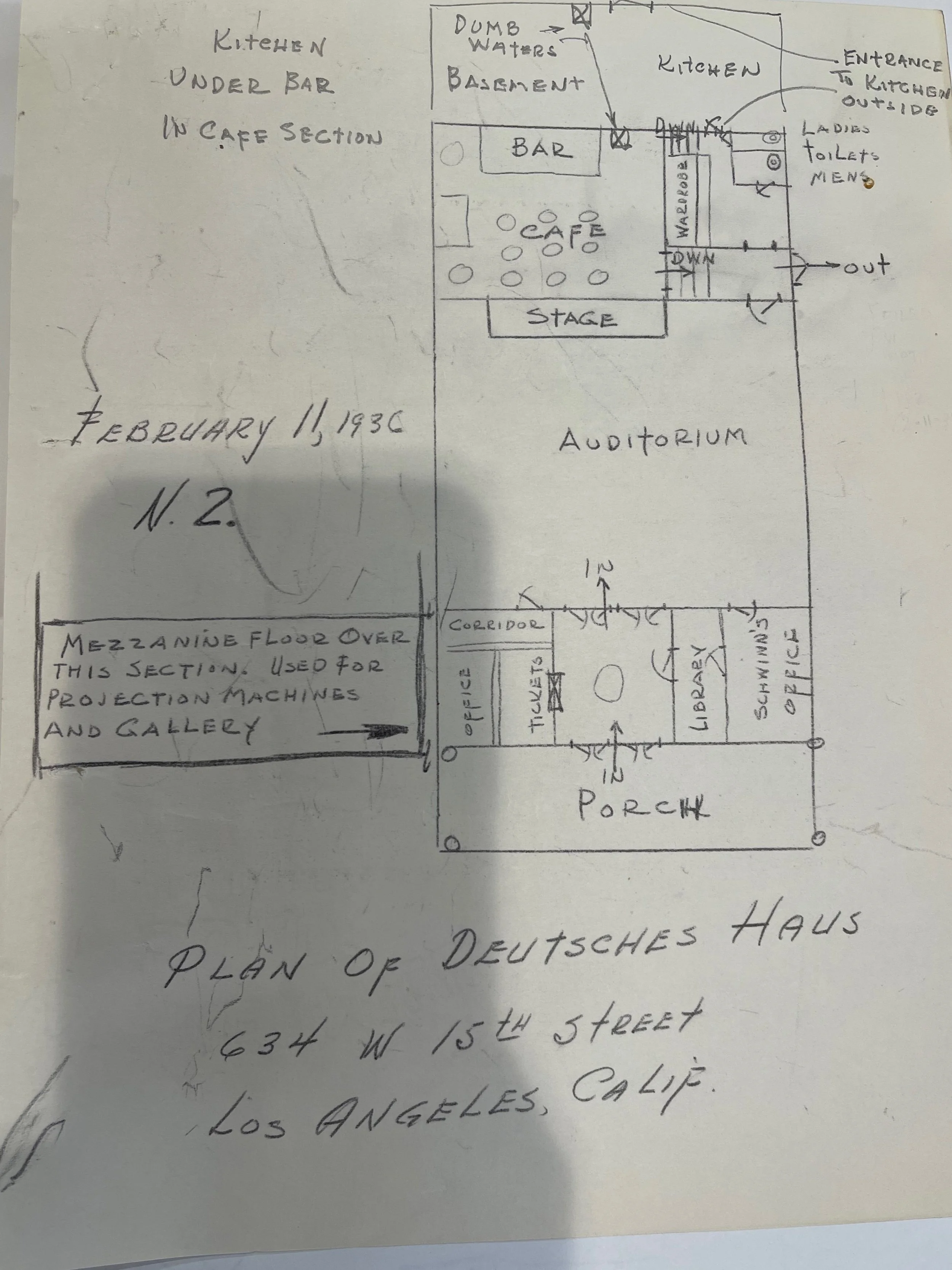TRAITORS IN TINSELTOWN &middot; Los Angeles, February 1936

It's Ask an Archivist Day! If you asked us for one of the most underrated items in our research, we'd pick this pencil sketch.

In the 1930s, a Los Angeles attorney named Leon Lewis ran unde