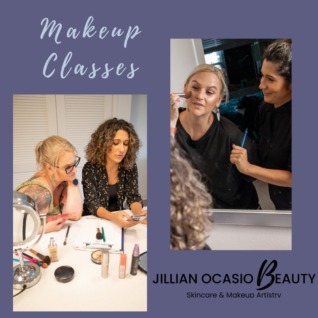 I offer one on one makeup lessons!⁣
Learn how to use proper skin prep for your specific skin type to make your skin glow. 

I will teach you professional makeup techniques that help minimize skin challenges and make you feel beautiful and confident.
