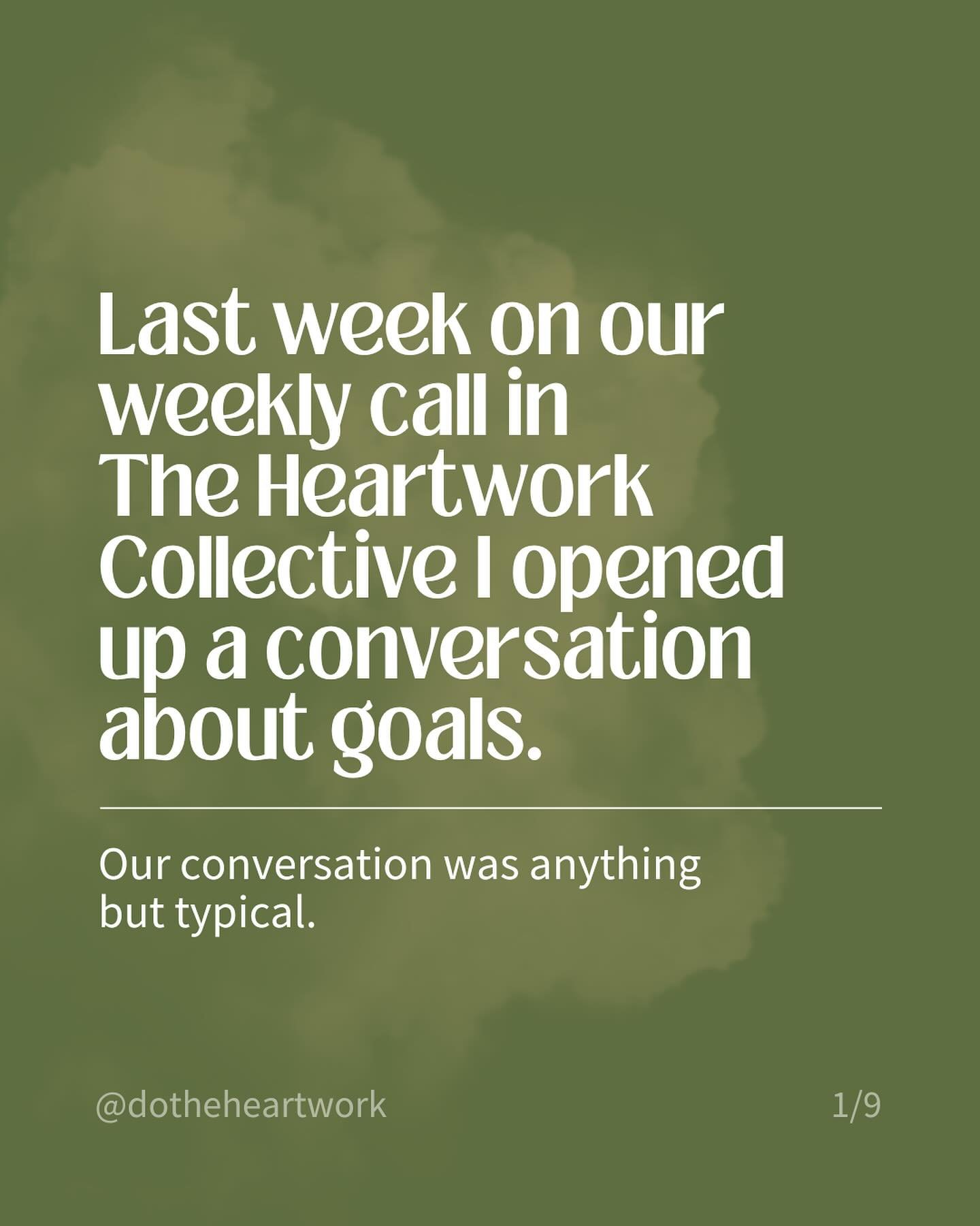 Goals ought to be nourishing. 

Good for the soul. 

Fun and playful. 

Experimental. Like mixing baking soda and vinegar when you were a kid!

Instead we feel scared of them. Shameful even.

Reclaim your ability to craft a vision for yourself. 

Unl