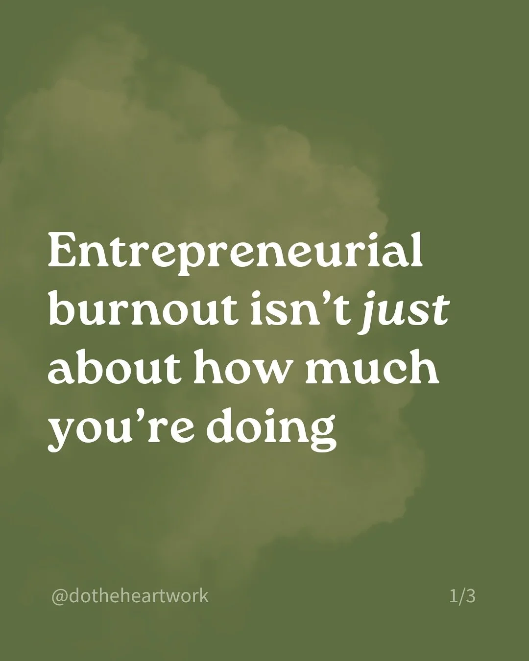 Burnout and overwhelm 🥵

They aren&rsquo;t just a result of your calendar. 

They&rsquo;re often a reflection of what&rsquo;s happening inside &mdash; the pressure, the perfectionism, the quiet (or not so quiet) voice saying &ldquo;you&rsquo;re not 
