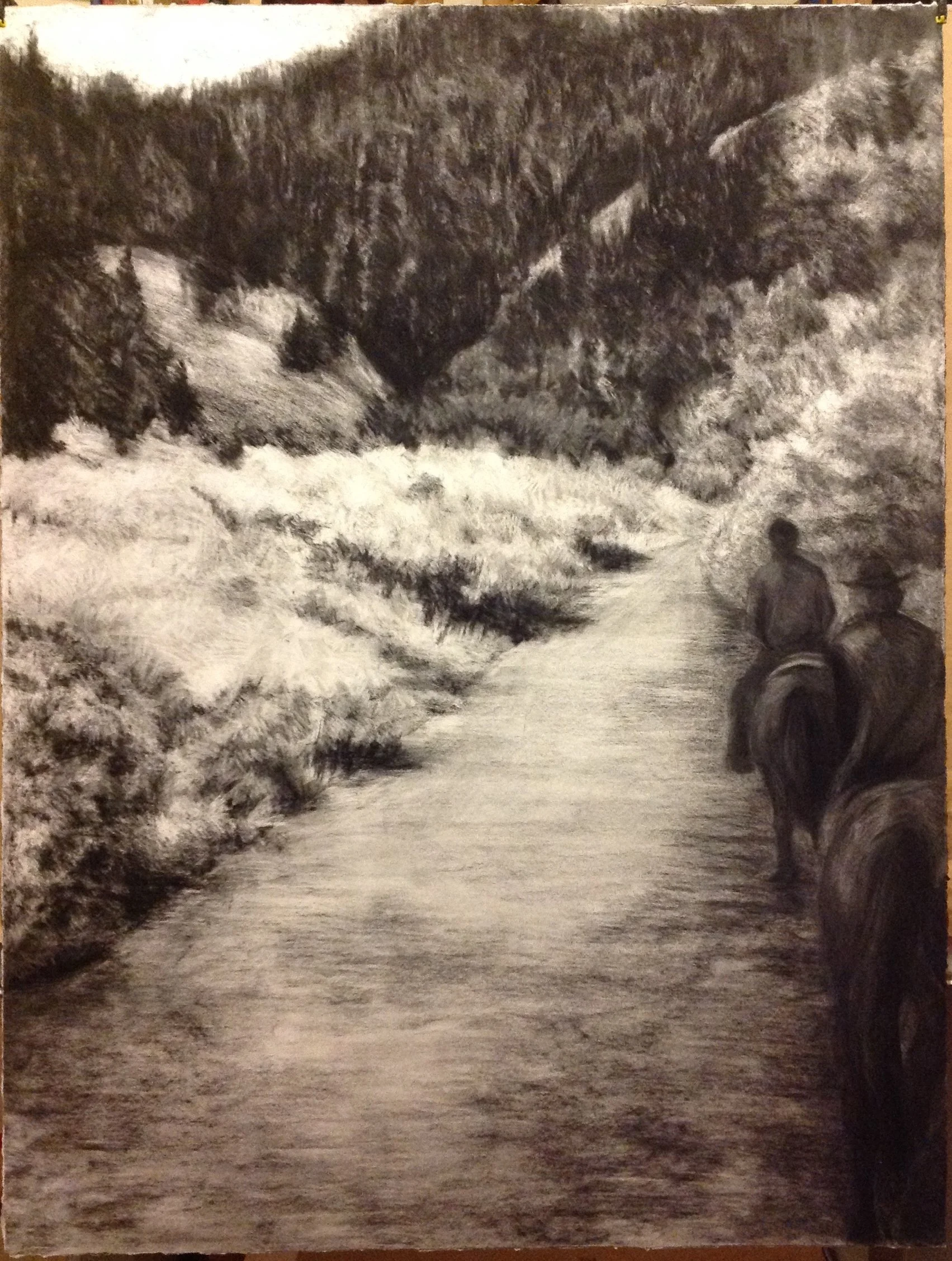 Trail Ride 1, 2013 (Charcoal)