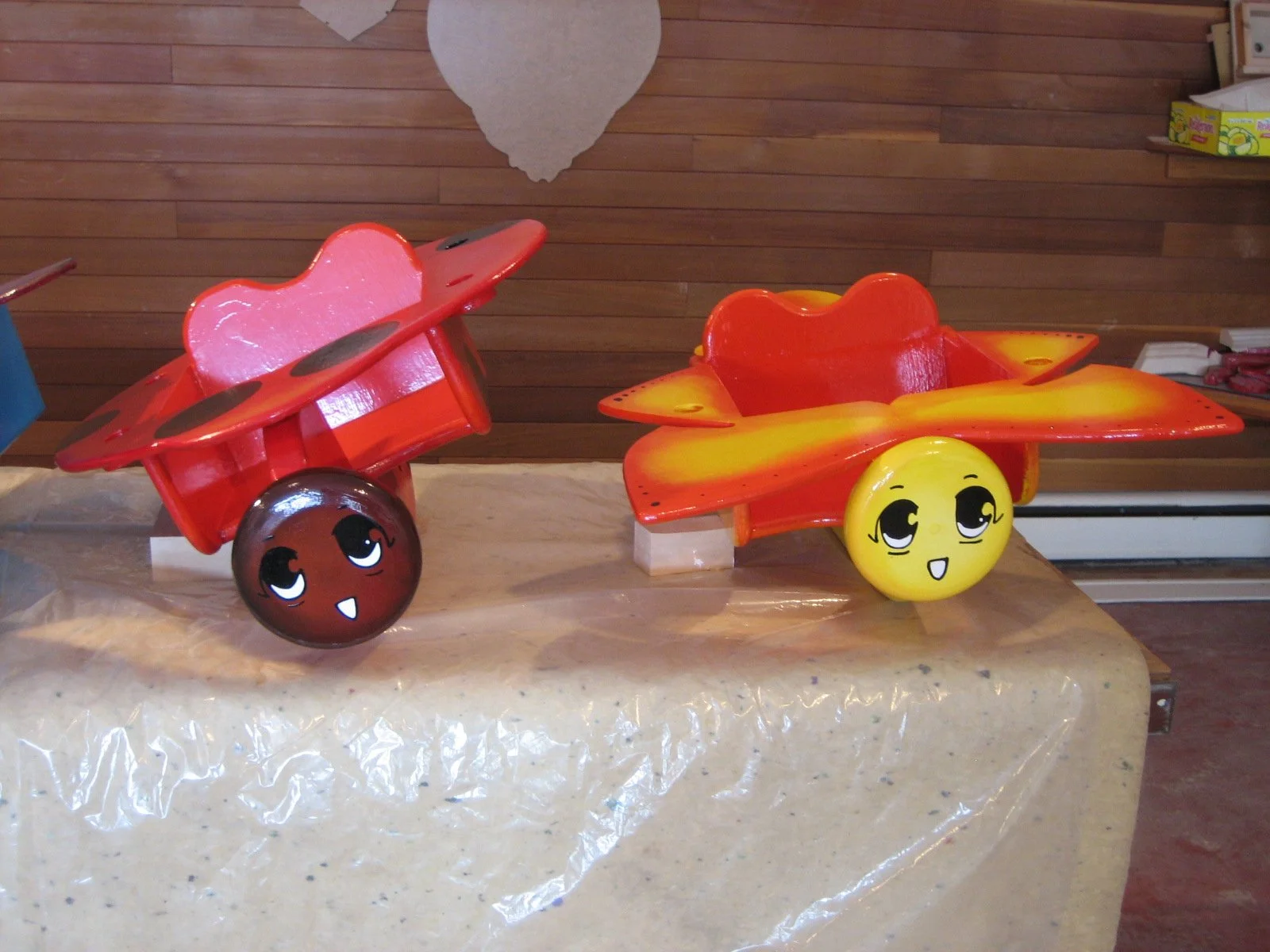 Bug Carousel Ladybug and Butterfly Seats, 2007 