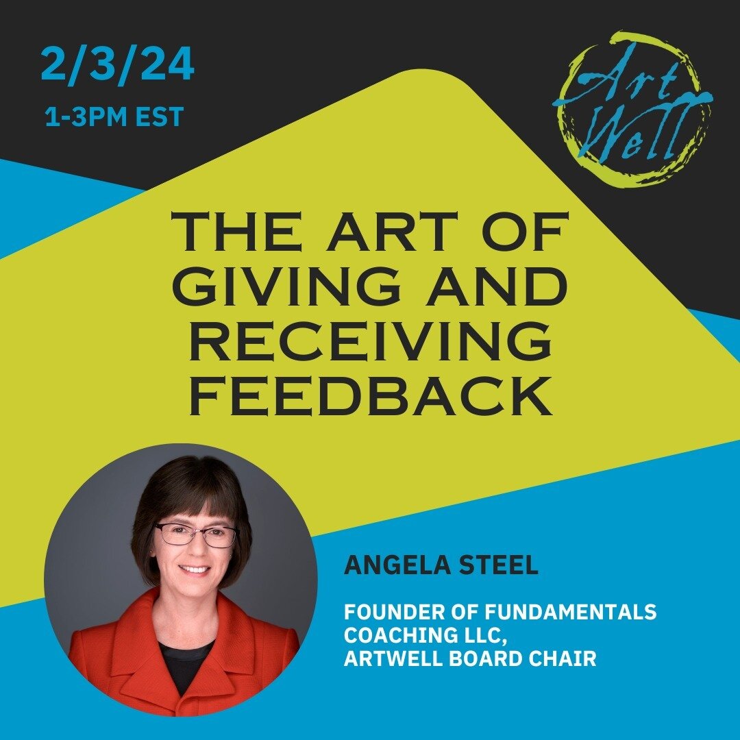 Giving and receiving feedback is an art!
Join us on Zoom with Angela Steel, Founcer and Chief Strengths Officer at Fundamentals Coaching, to learn how to give and receive feedback in more meaningful and helpful ways.

Free, virtual event!
February 3,