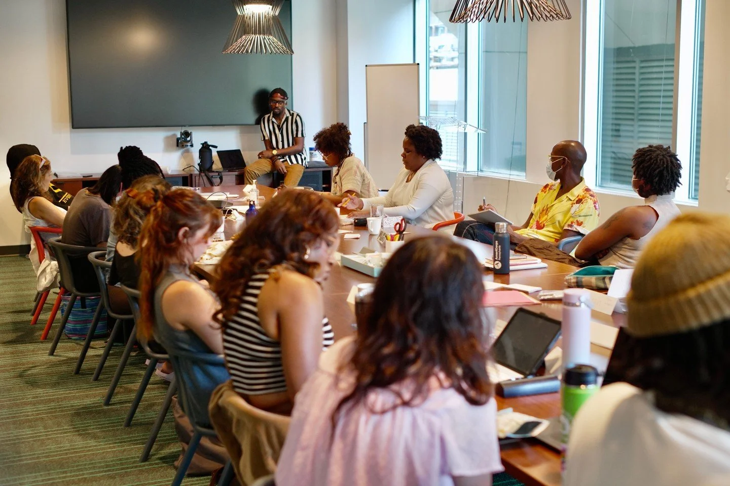 We&rsquo;re kicking off the new school year with connection, creativity, and community! ✨
ArtWell recently welcomed both new and returning Teaching Artists for our annual Teaching Artist Orientation at The Hive at SpringPoint (@thespringpoint). This 
