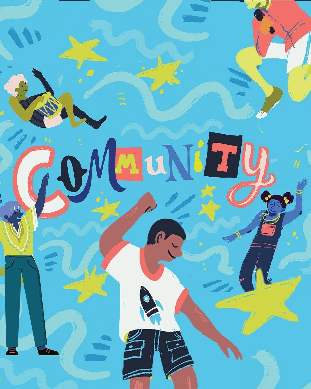 As another school year begins, we want to emphasize one of ArtWell's core values: Community. This core value will anchor and guide our work inside and outside the classroom, and it will be the theme of this year's Poetry and Art Show! Community is mo